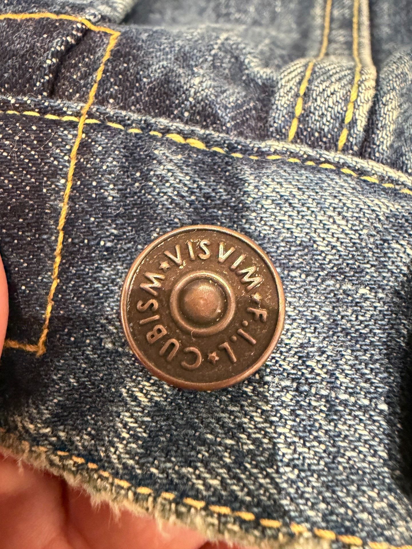 Visvim VISVIM 18AW 101 JKT Damaged Denim Jacket Size US L / EU 52-54 / 3 - 4 Thumbnail