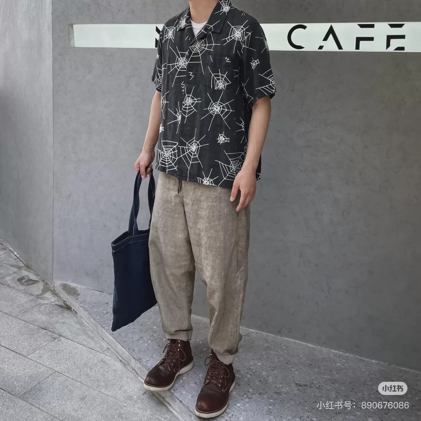 Visvim Visvim 19ss Spider Web Shirt Size US L / EU 52-54 / 3 - 5 Thumbnail
