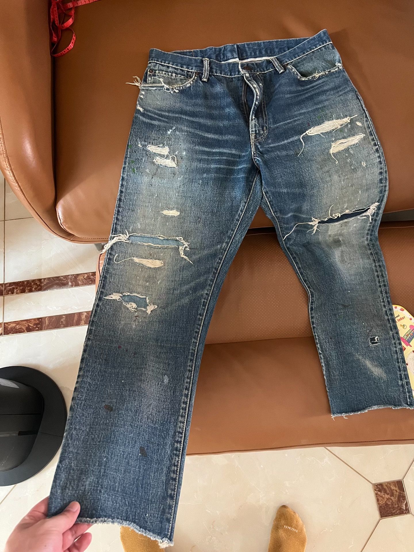 Visvim Visvim Journeyman 19ss Distressed Jeans Size US 26 / EU 42 - 2 Thumbnail