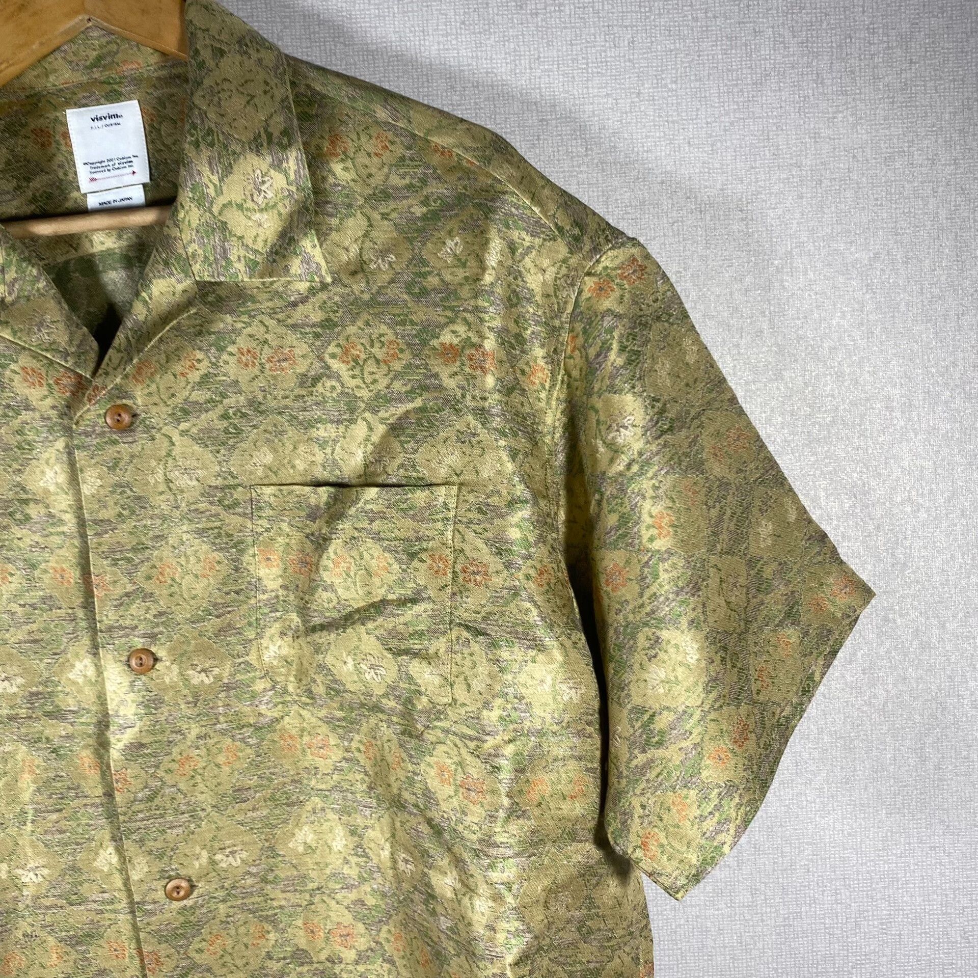 Visvim Visvim 23AW Copa Silk S/S Shirt Size US XL / EU 56 / 4 - 3 Thumbnail