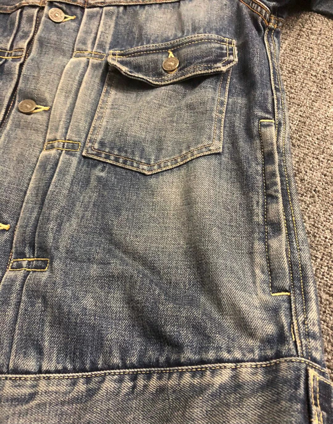 Visvim VISVIM 102 DMGD SS Denim Jacket Size US M / EU 48-50 / 2 - 4 Thumbnail