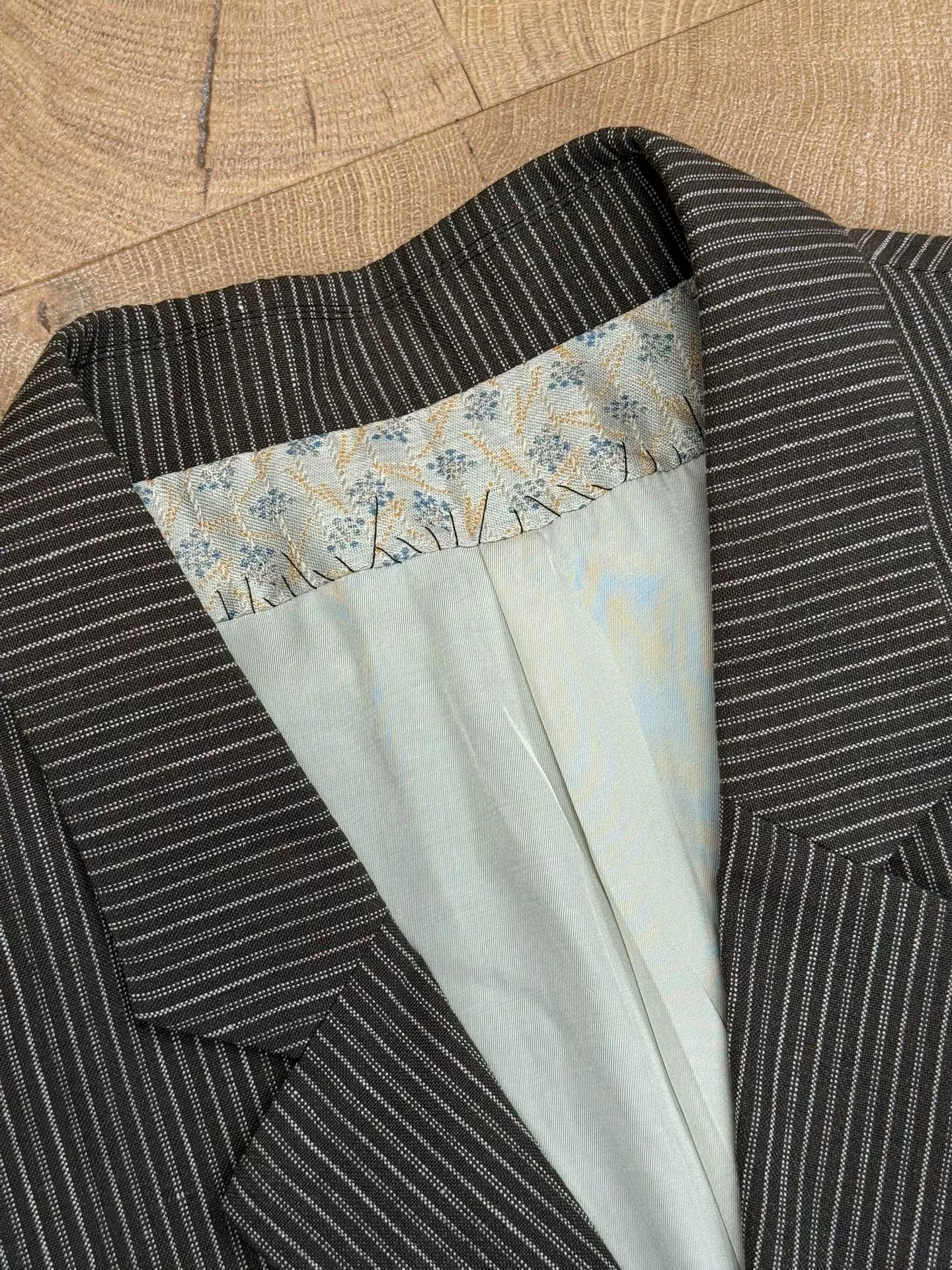 Visvim Visvim Brown Pinstripe Hammons Jkt Size US L / EU 52-54 / 3 - 3 Thumbnail