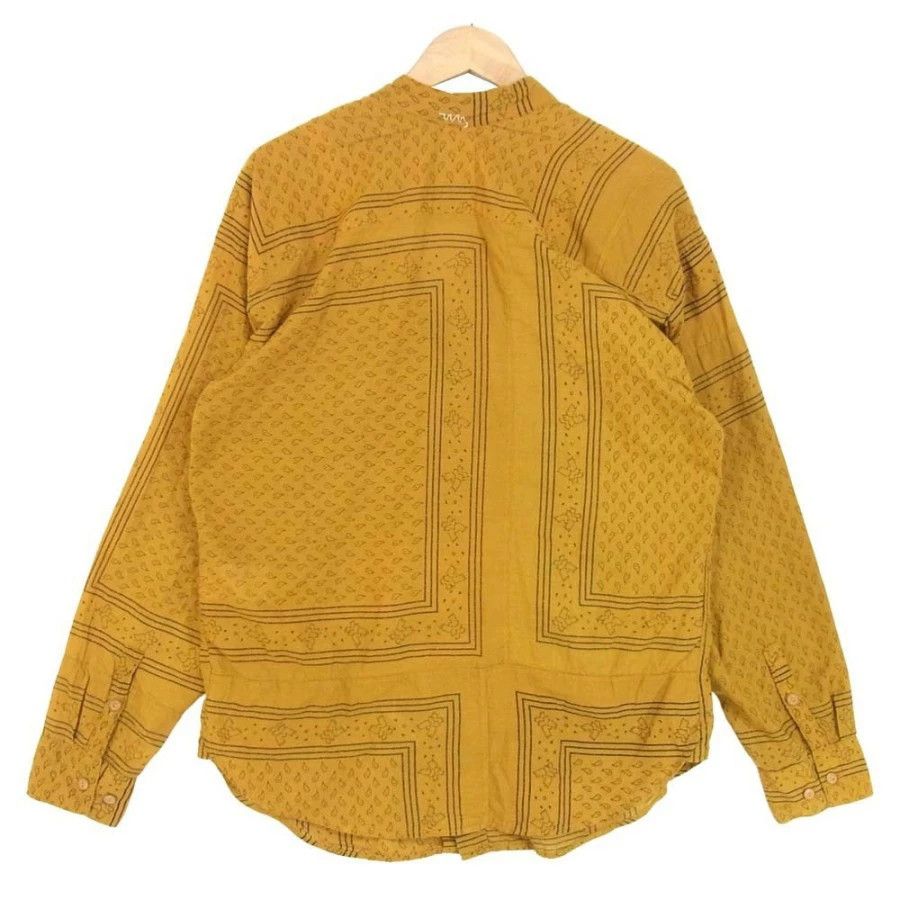 Visvim VISVIM Mustard Paisley Pattern Shirt Size US XL / EU 56 / 4 - 3 Thumbnail