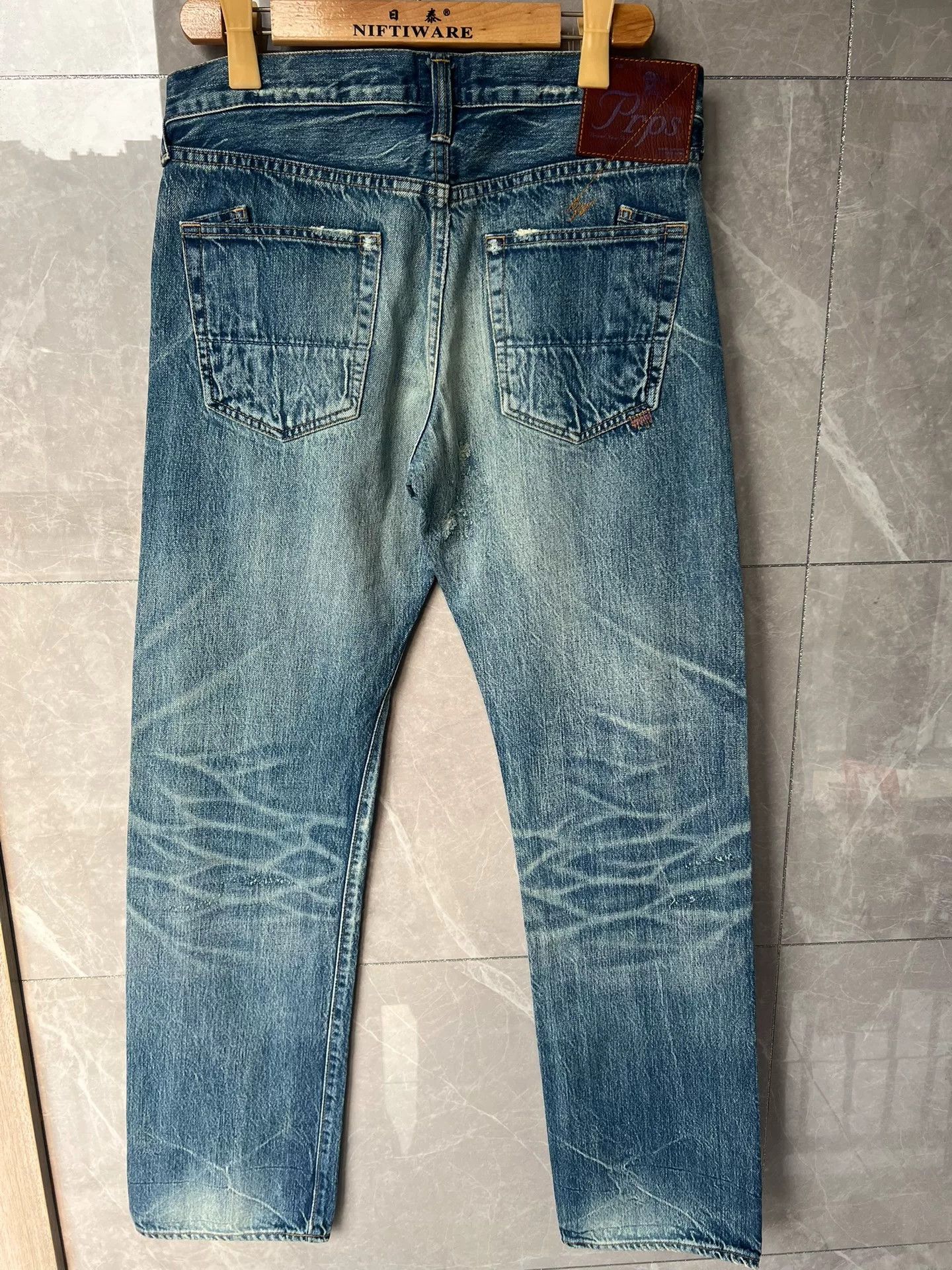 Visvim Blue Denim Sample Jeans with Distressing Size US 32 / EU 48 - 2 Thumbnail