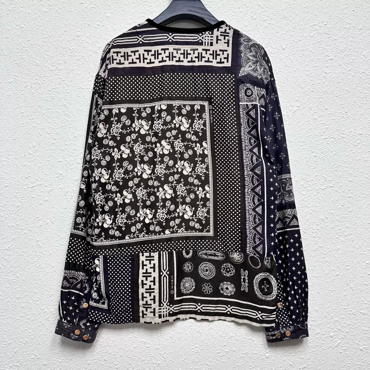Visvim VISVIM Bandana Patchwork Linen Shirt Size US S / EU 44-46 / 1 - 2 Thumbnail