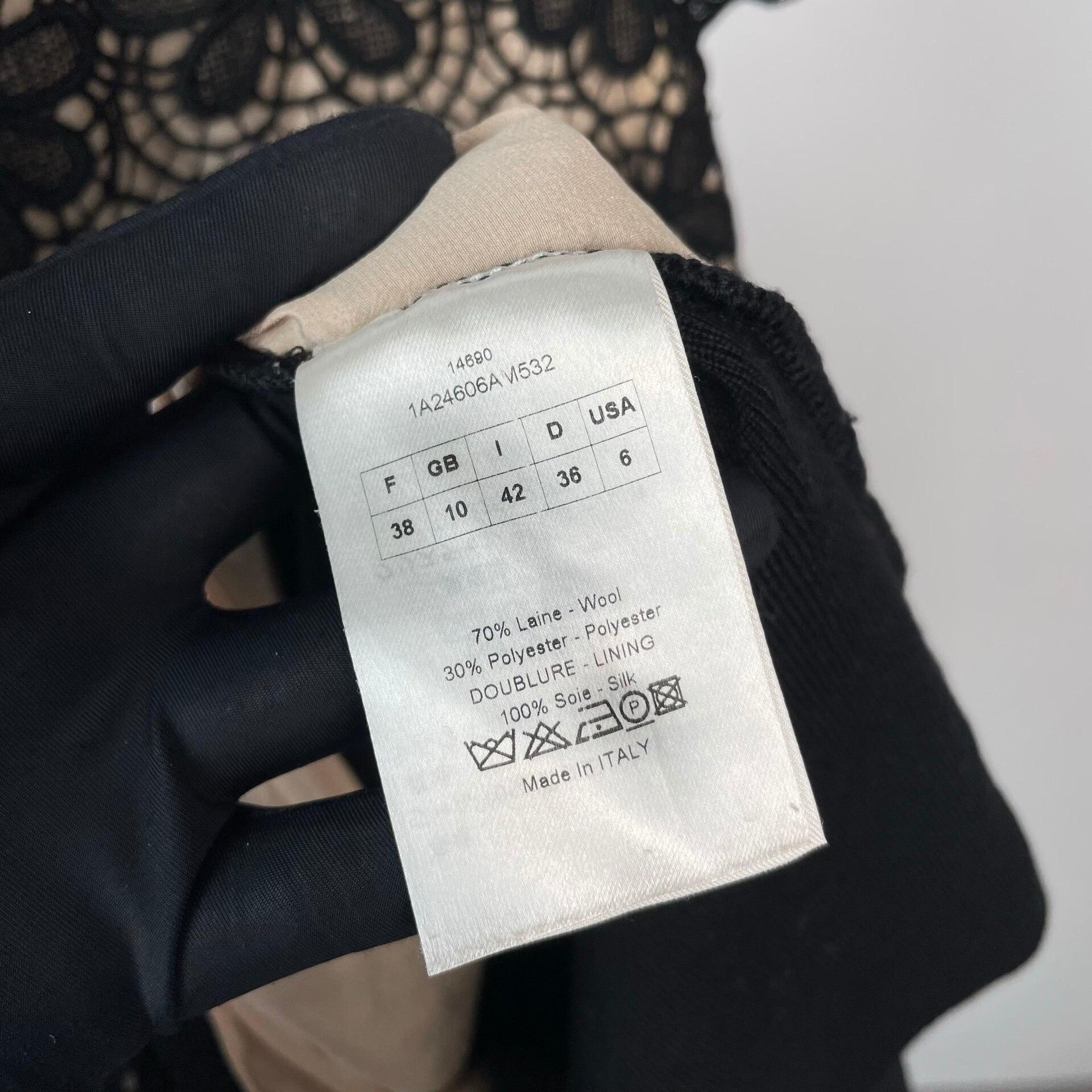 Dior Dior Black Dress 38 Women Size S / US 4 / IT 40 - 7 Thumbnail