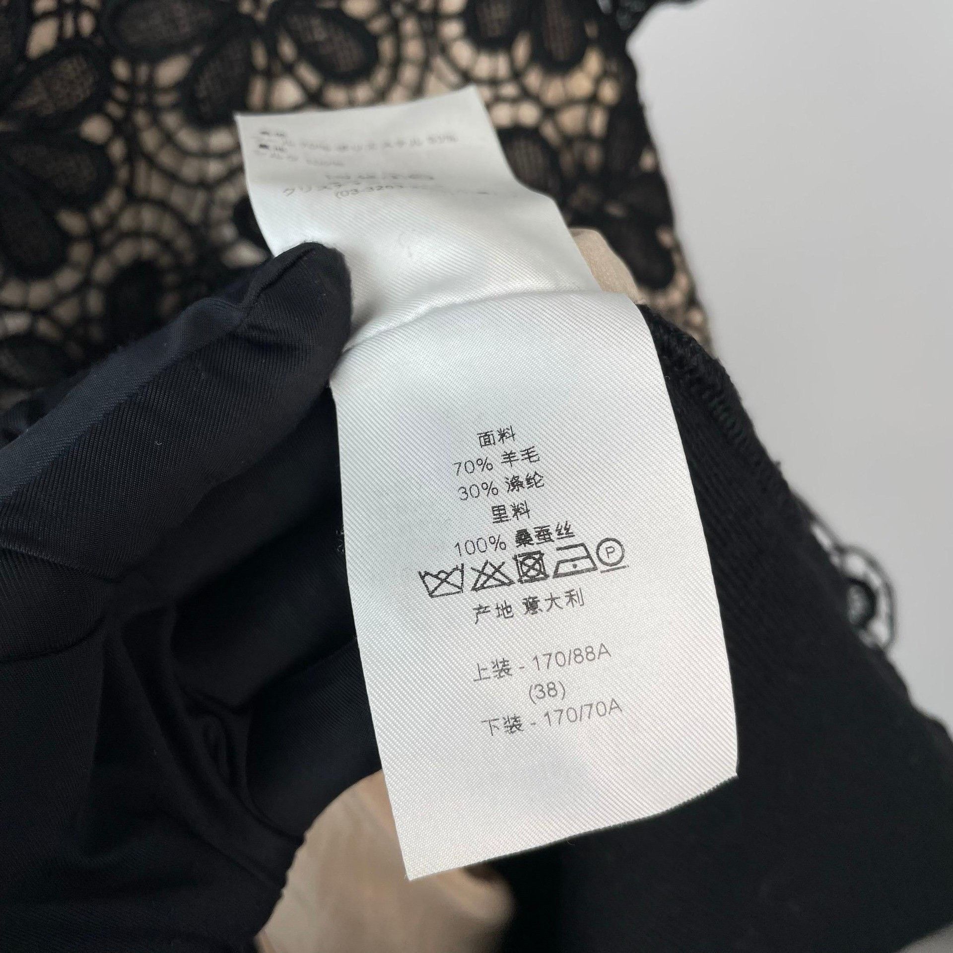 Dior Dior Black Dress 38 Women Size S / US 4 / IT 40 - 8 Thumbnail