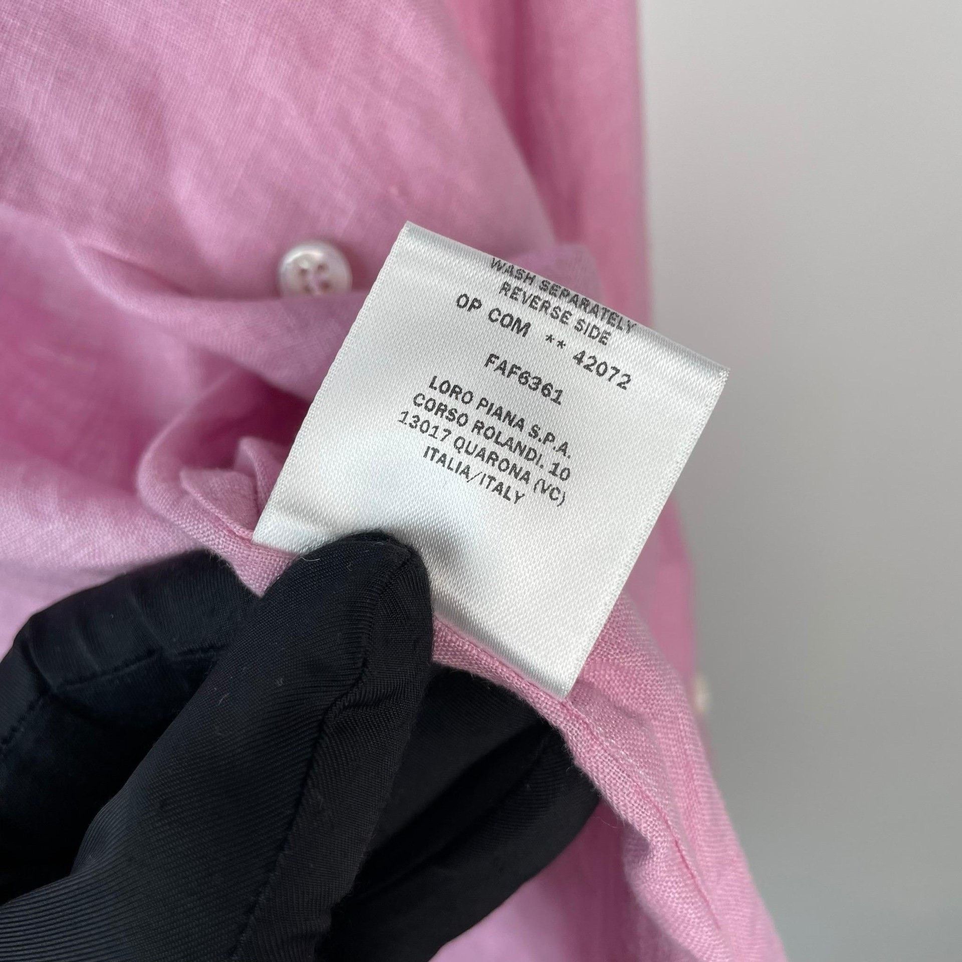 Loro Piana Loro Piana Linen Cotton Pink Shirt 38 Men Size US S / EU 44-46 / 1 - 8 Thumbnail