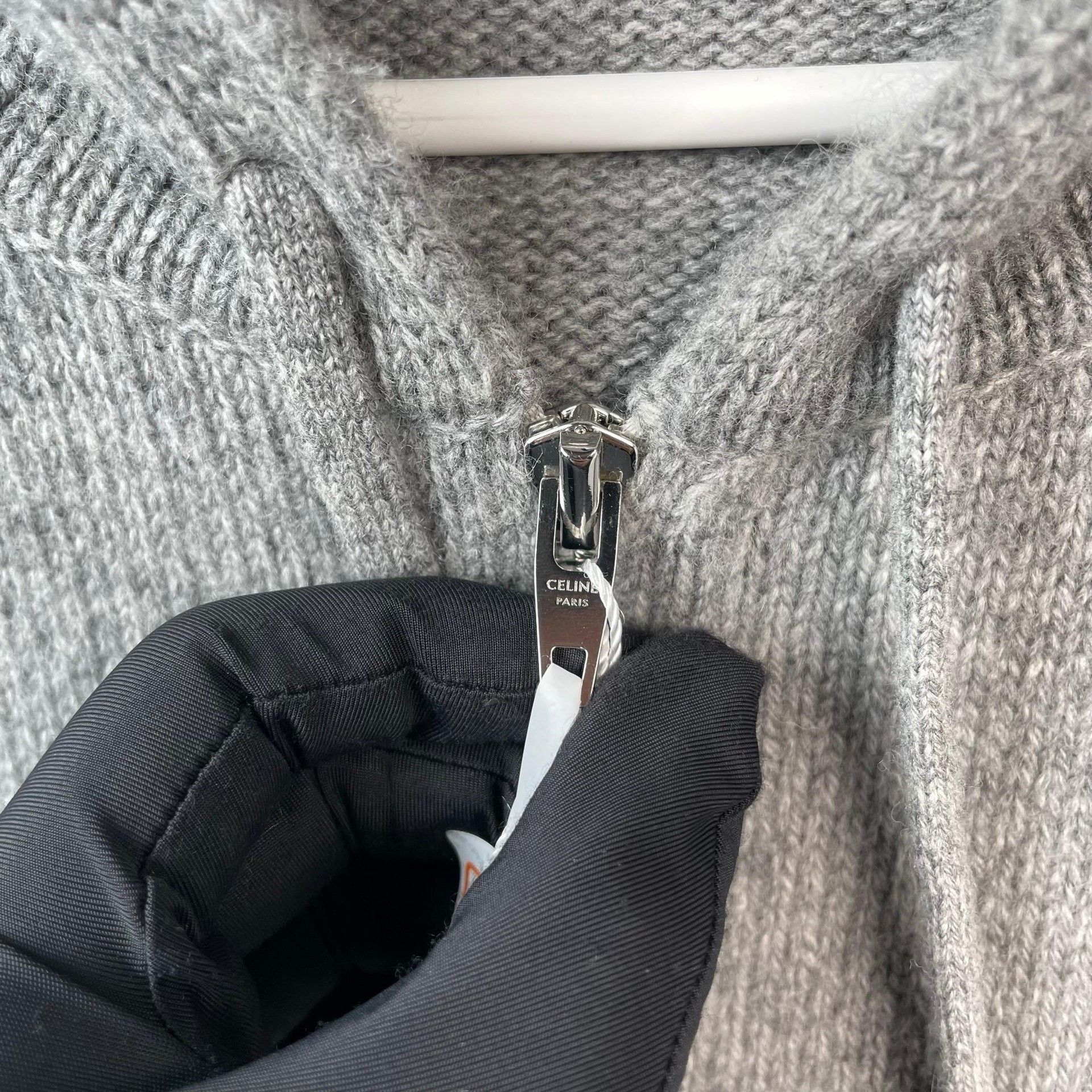 Celine Celine Embroidered Gray Jacket M Women Size M / US 6-8 / IT 42-44 - 6 Thumbnail