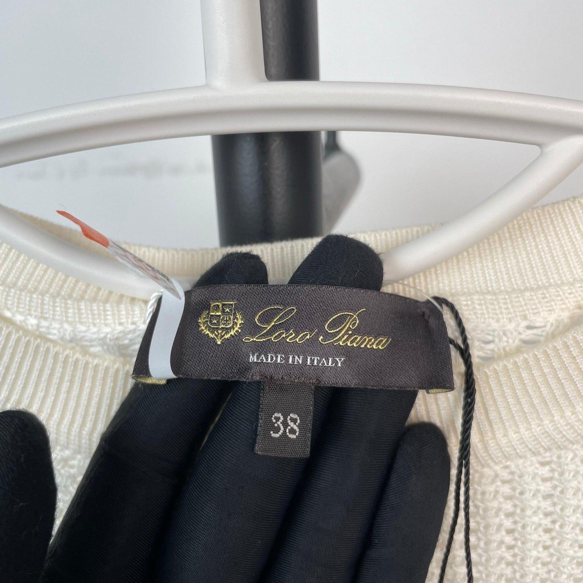 Loro Piana Loro Piana Knit Slim White Sweater 38 Men Size US S / EU 44-46 / 1 - 5 Thumbnail