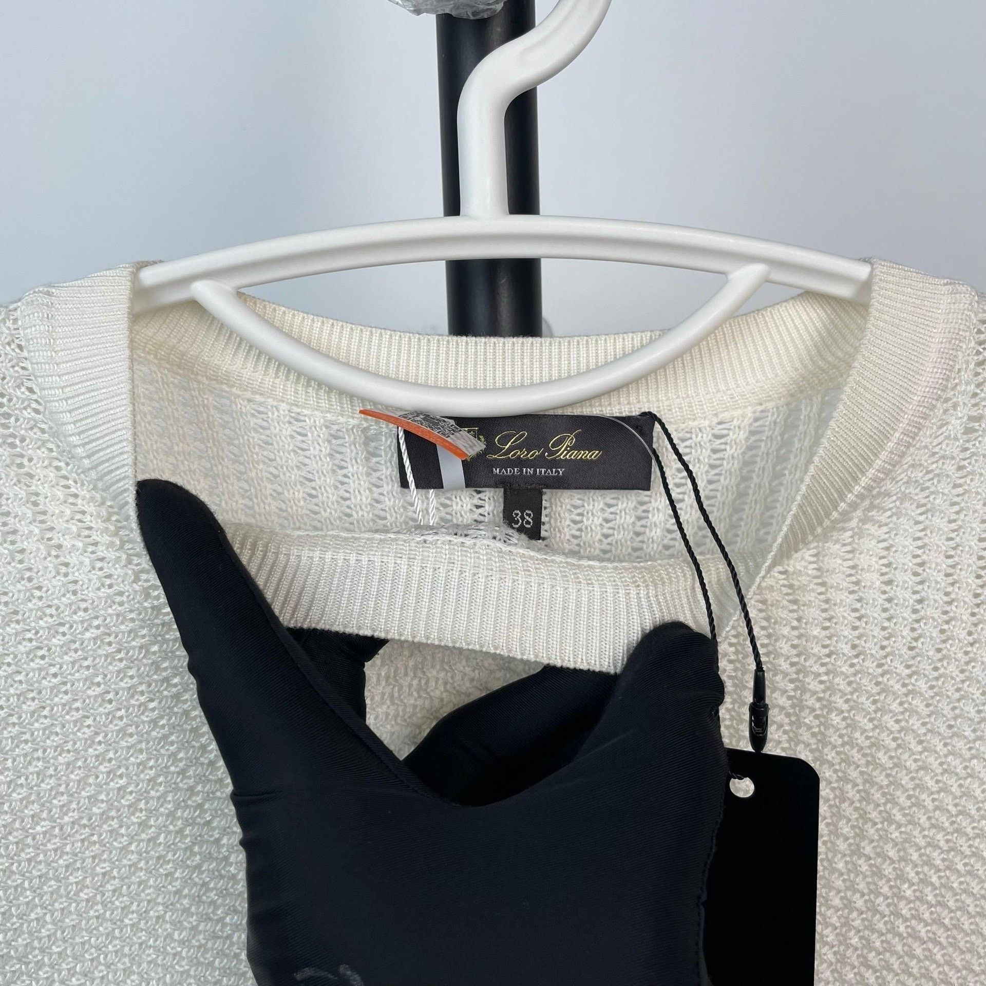 Loro Piana Loro Piana Knit Slim White Sweater 38 Men Size US S / EU 44-46 / 1 - 3 Thumbnail
