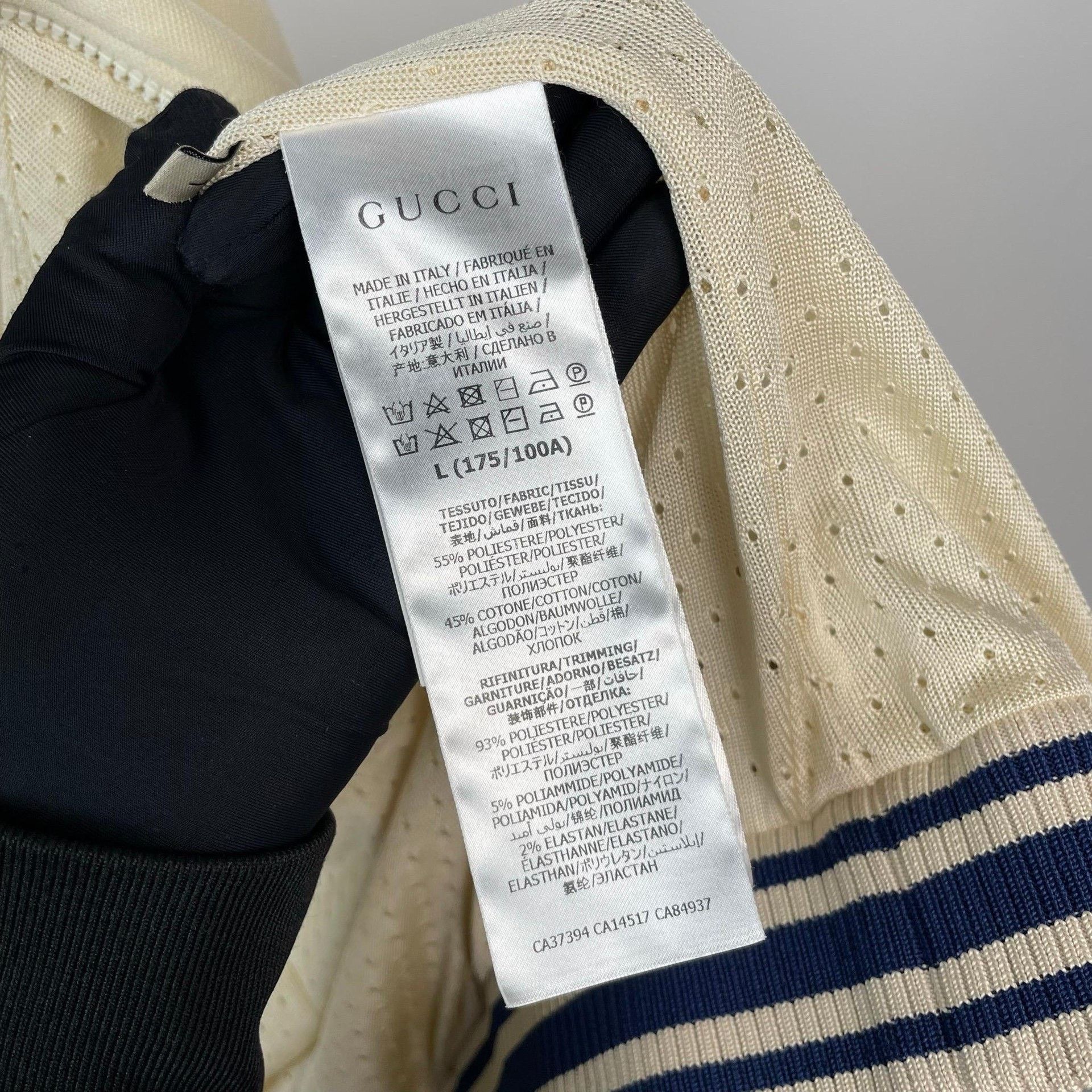 Gucci Gucci Embroidered Blue Light Jacket L Men Size US L / EU 52-54 / 3 - 7 Thumbnail