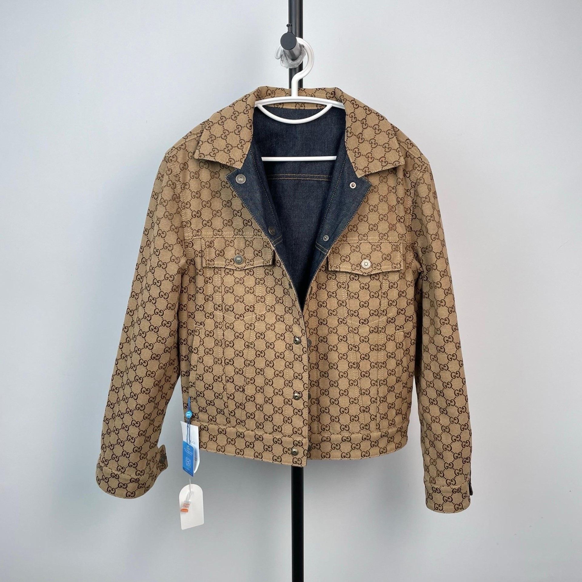 Gucci Gucci Denim Black Light Jacket 44 Men Size US L / EU 52-54 / 3 - 2 Thumbnail