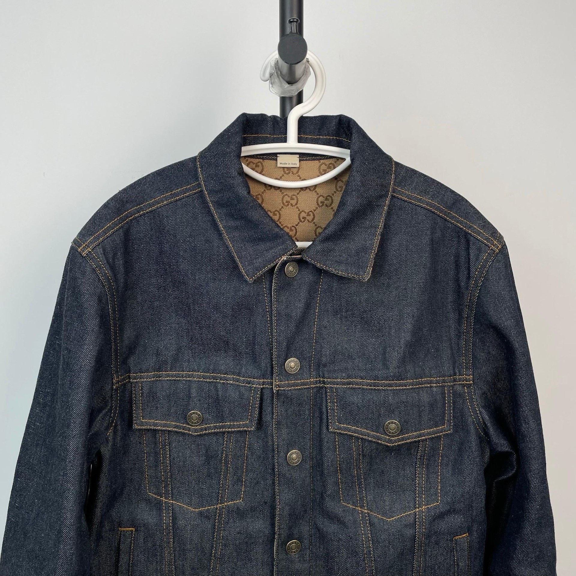 Gucci Gucci Denim Black Light Jacket 44 Men Size US L / EU 52-54 / 3 - 4 Thumbnail
