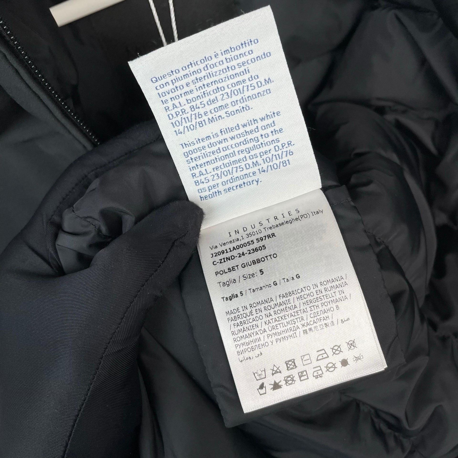 Moncler Moncler Black Heavy Coat 5 Men Size US XS / EU 42 / 0 - 7 Thumbnail