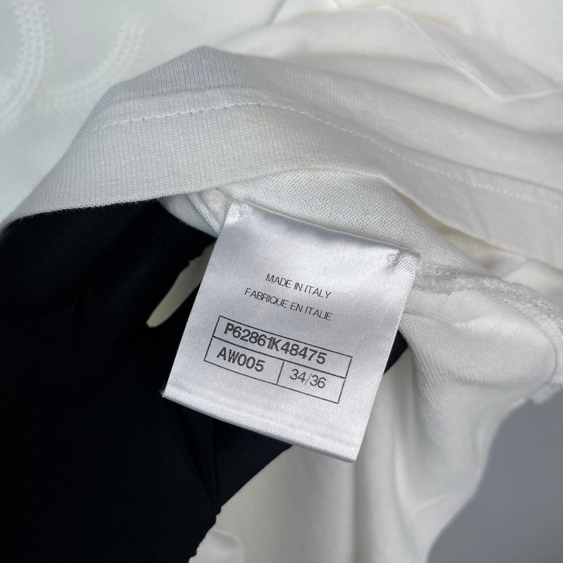 Chanel Chanel Retro White T-Shirt 34 Women Size XS / US 0-2 / IT 36-38 - 7 Thumbnail