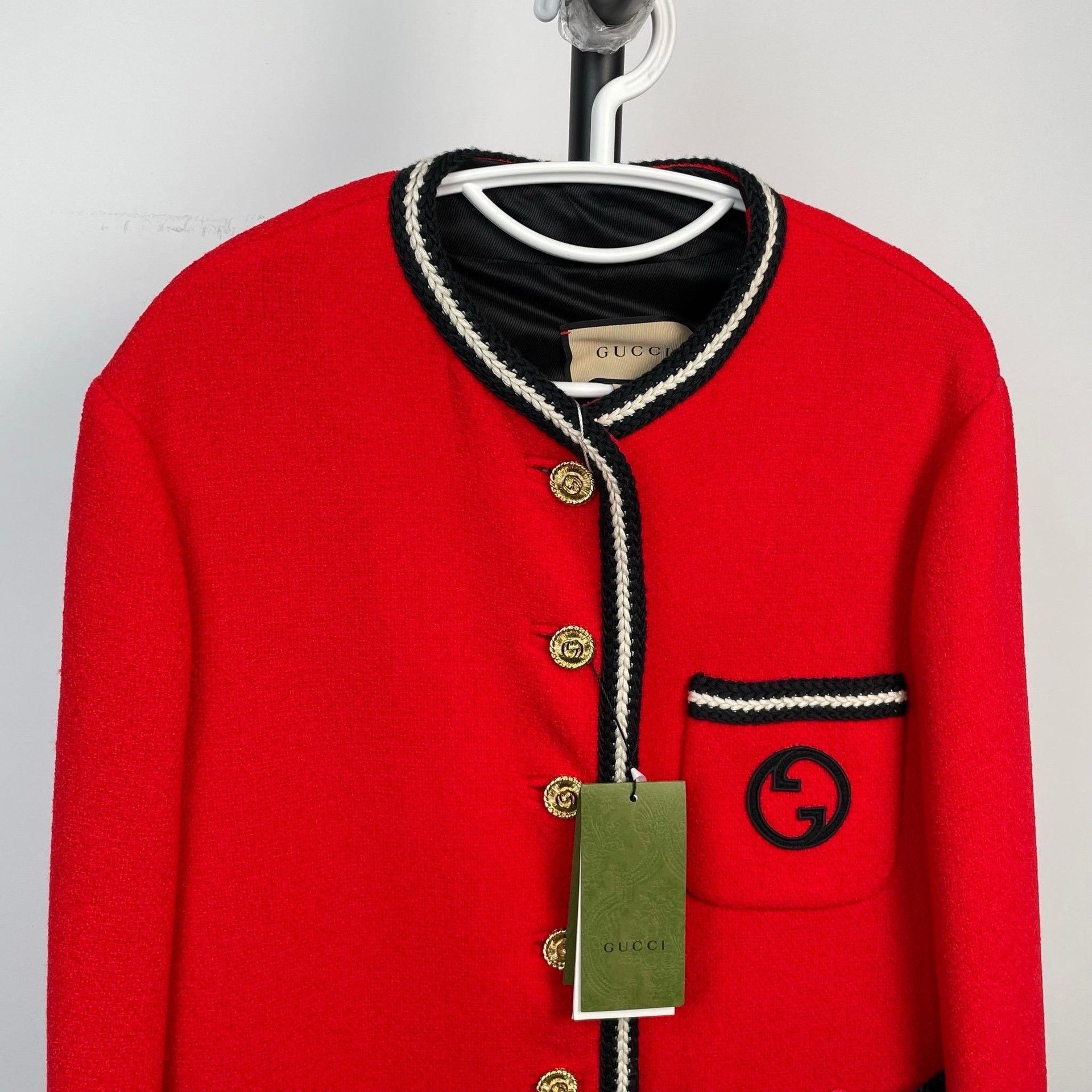 Gucci Gucci Retro Embroidered Red Sweater 40 Women Size M / US 6-8 / IT 42-44 - 4 Thumbnail