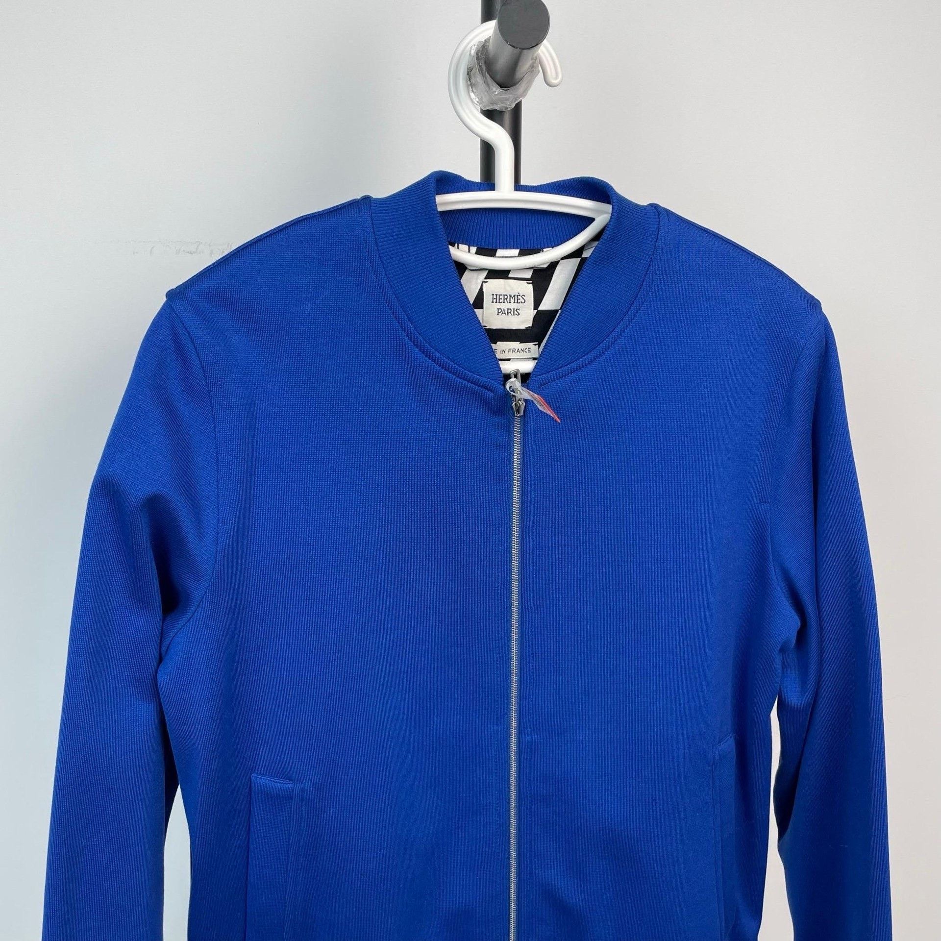 Hermes Hermes Cotton Blue Jacket M Women Size M / US 6-8 / IT 42-44 - 5 Thumbnail