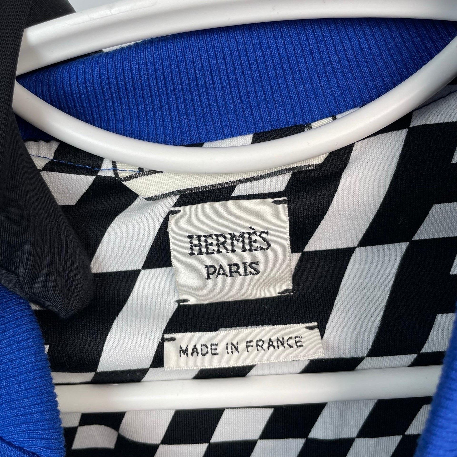 Hermes Hermes Cotton Blue Jacket M Women Size M / US 6-8 / IT 42-44 - 6 Thumbnail