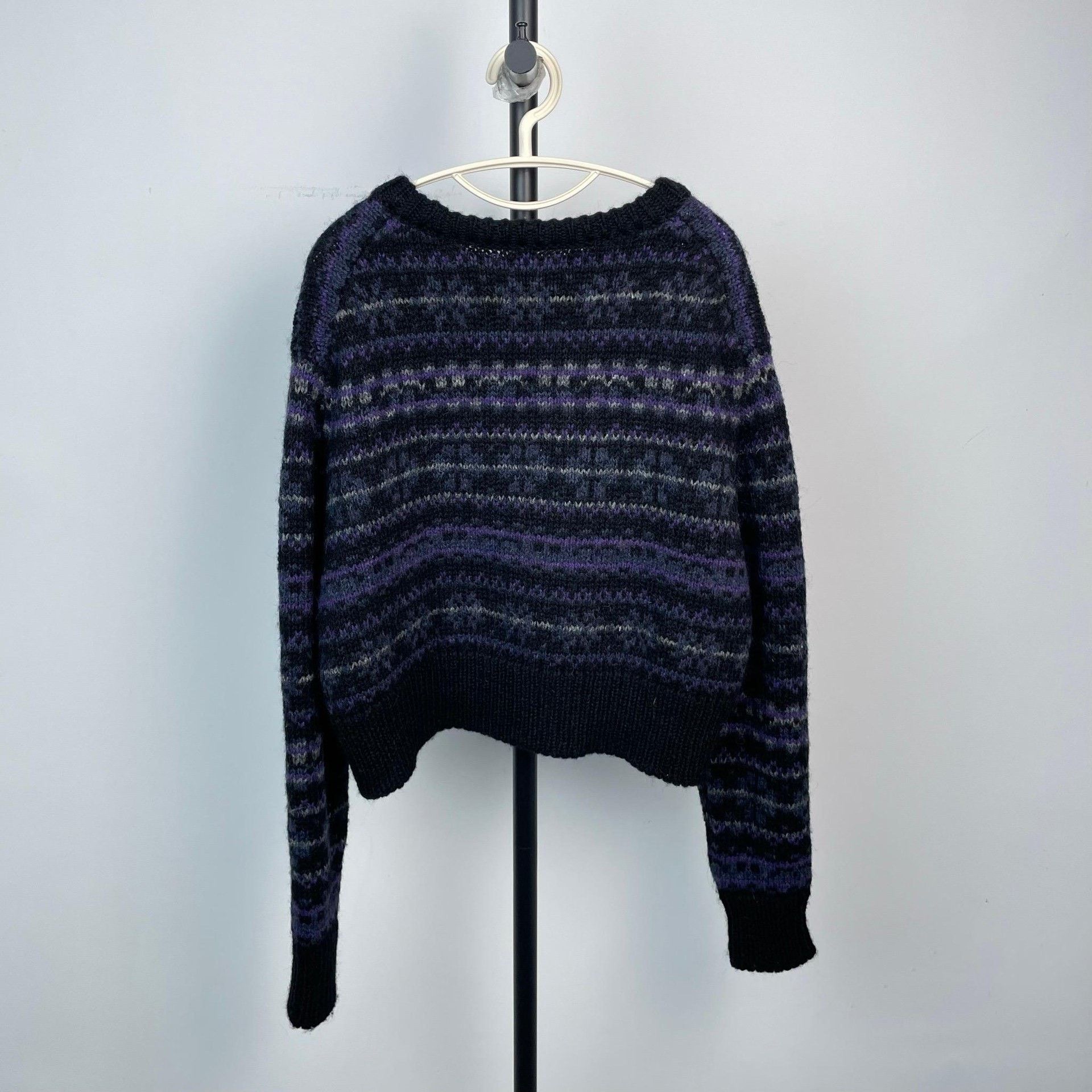 Dior Dior Wool Graphic Blue Sweater 25 Women Size XS / US 0-2 / IT 36-38 - 3 Thumbnail