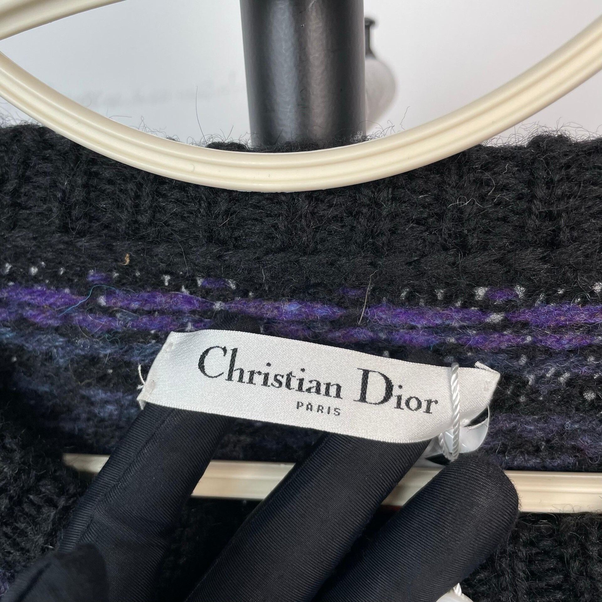 Dior Dior Wool Graphic Blue Sweater 25 Women Size XS / US 0-2 / IT 36-38 - 5 Thumbnail