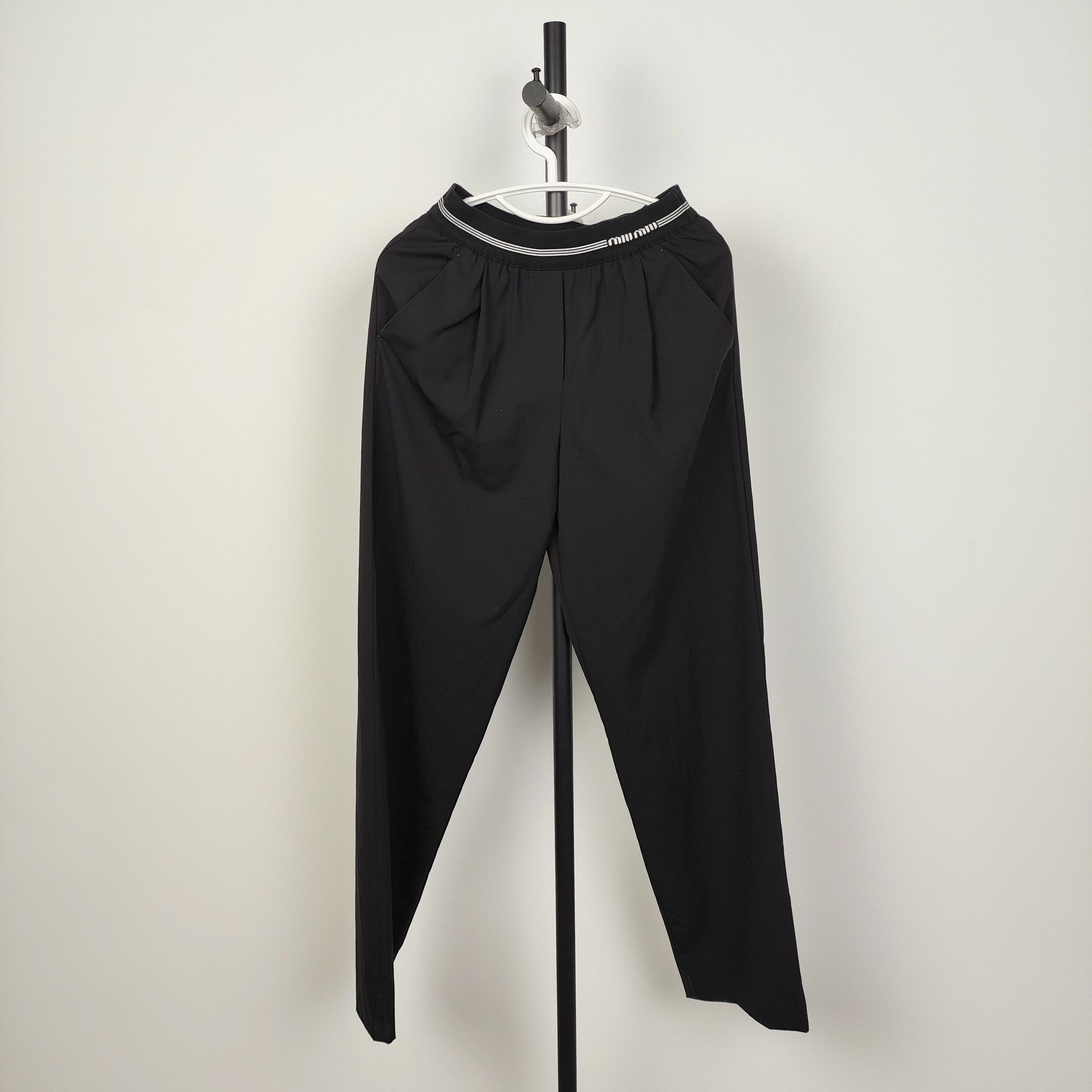 Miu Miu Miu Miu Retro Black Pants 36 Women Size 36" / US 14 / IT 50 - 9 Thumbnail