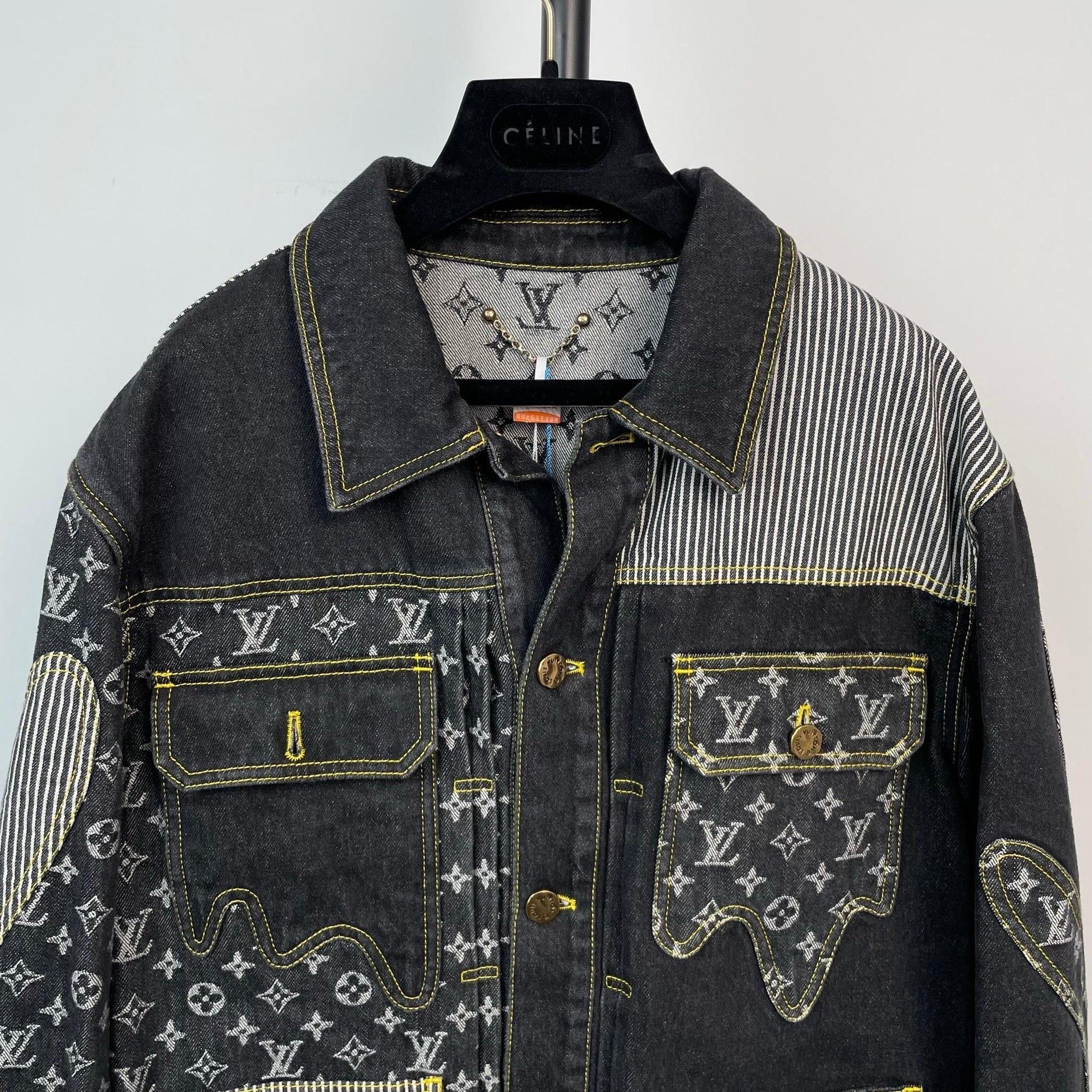 Louis Vuitton Louis Vuitton Blue Light Jacket 46 Men Size US L / EU 52-54 / 3 - 3 Thumbnail