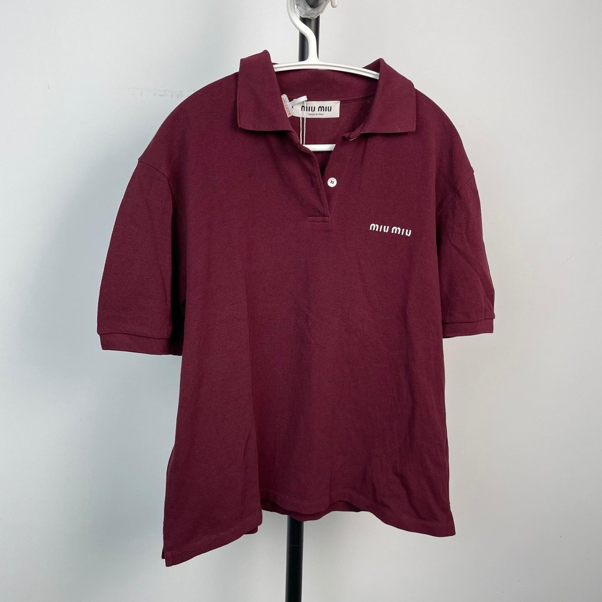 Miu Miu Miu Miu Red T-Shirt S Women Size S / US 4 / IT 40 - 2 Thumbnail
