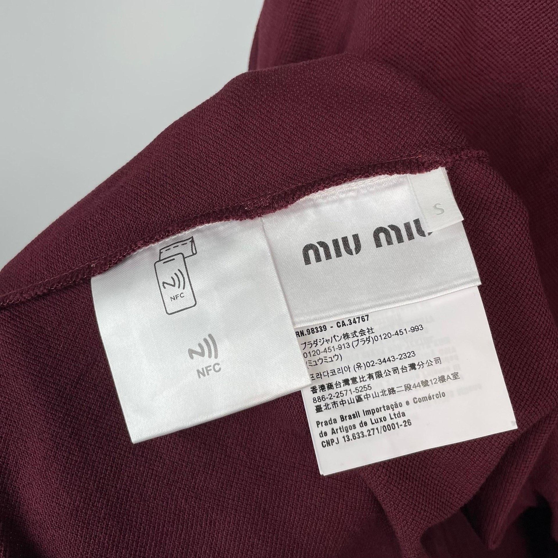 Miu Miu Miu Miu Red T-Shirt S Women Size S / US 4 / IT 40 - 5 Thumbnail