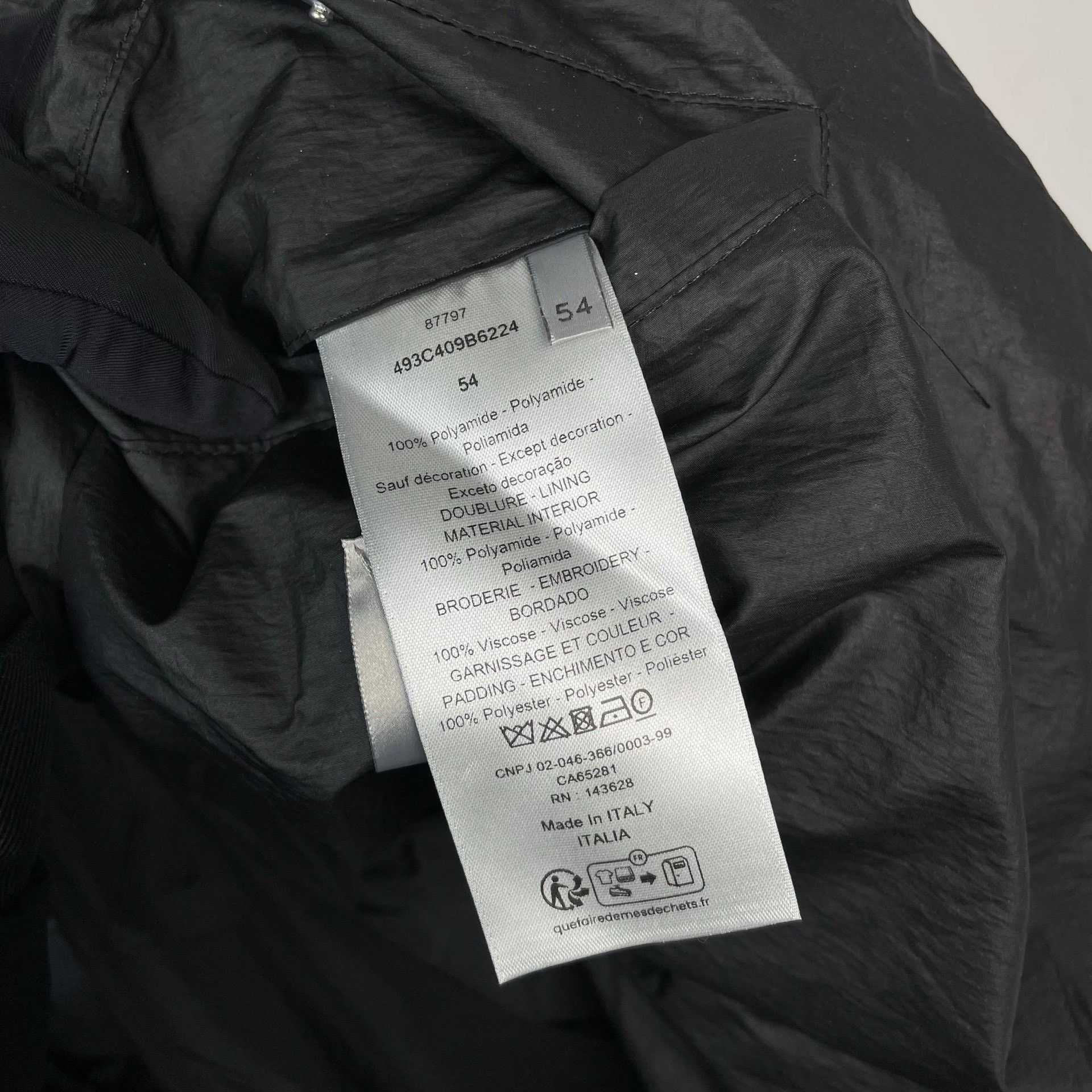 Dior Dior Embroidered Black Light Jacket 24 Men Size US XS / EU 42 / 0 - 7 Thumbnail