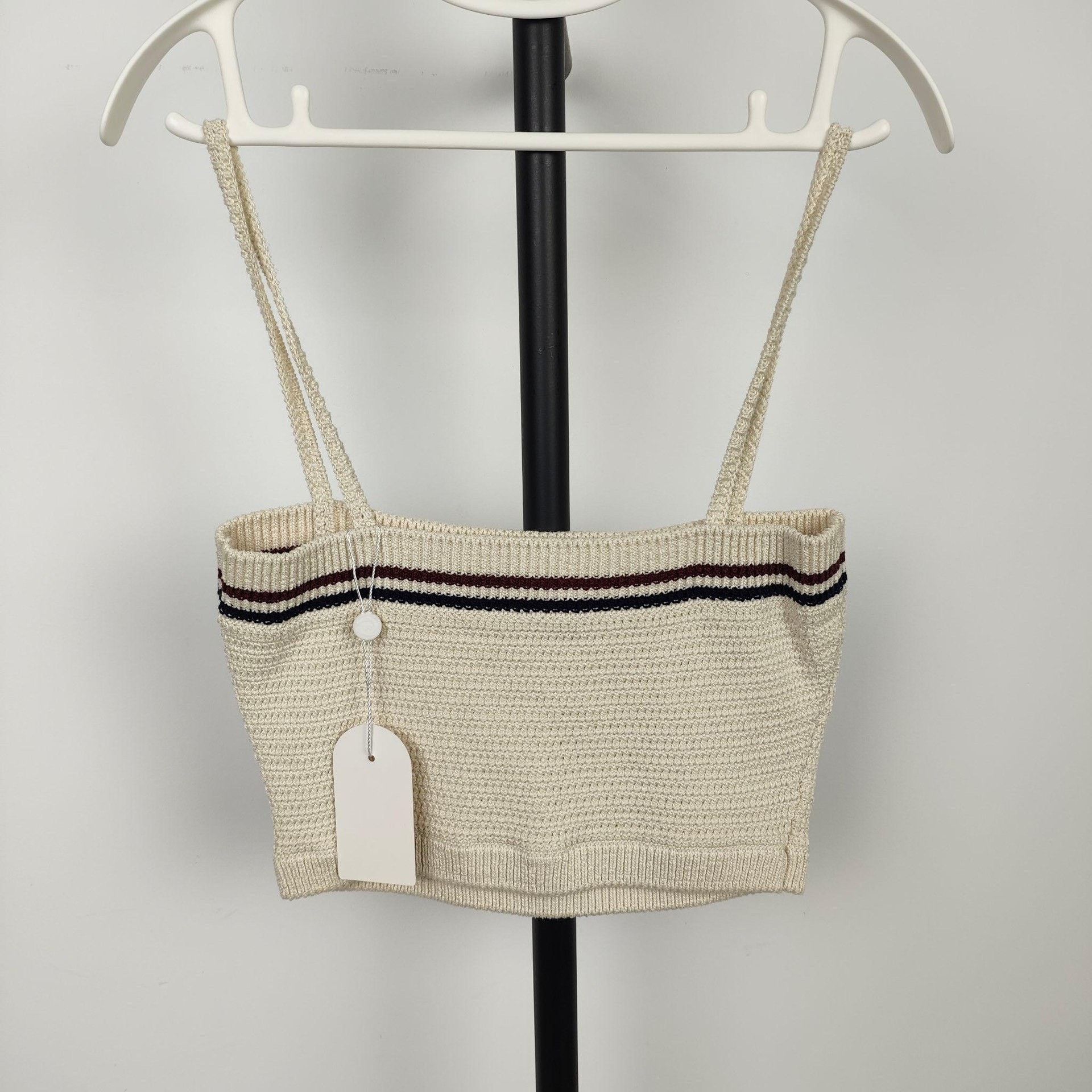 Miu Miu Miu Miu Beige Tank Top 38 Women Size S / US 4 / IT 40 - 2 Thumbnail