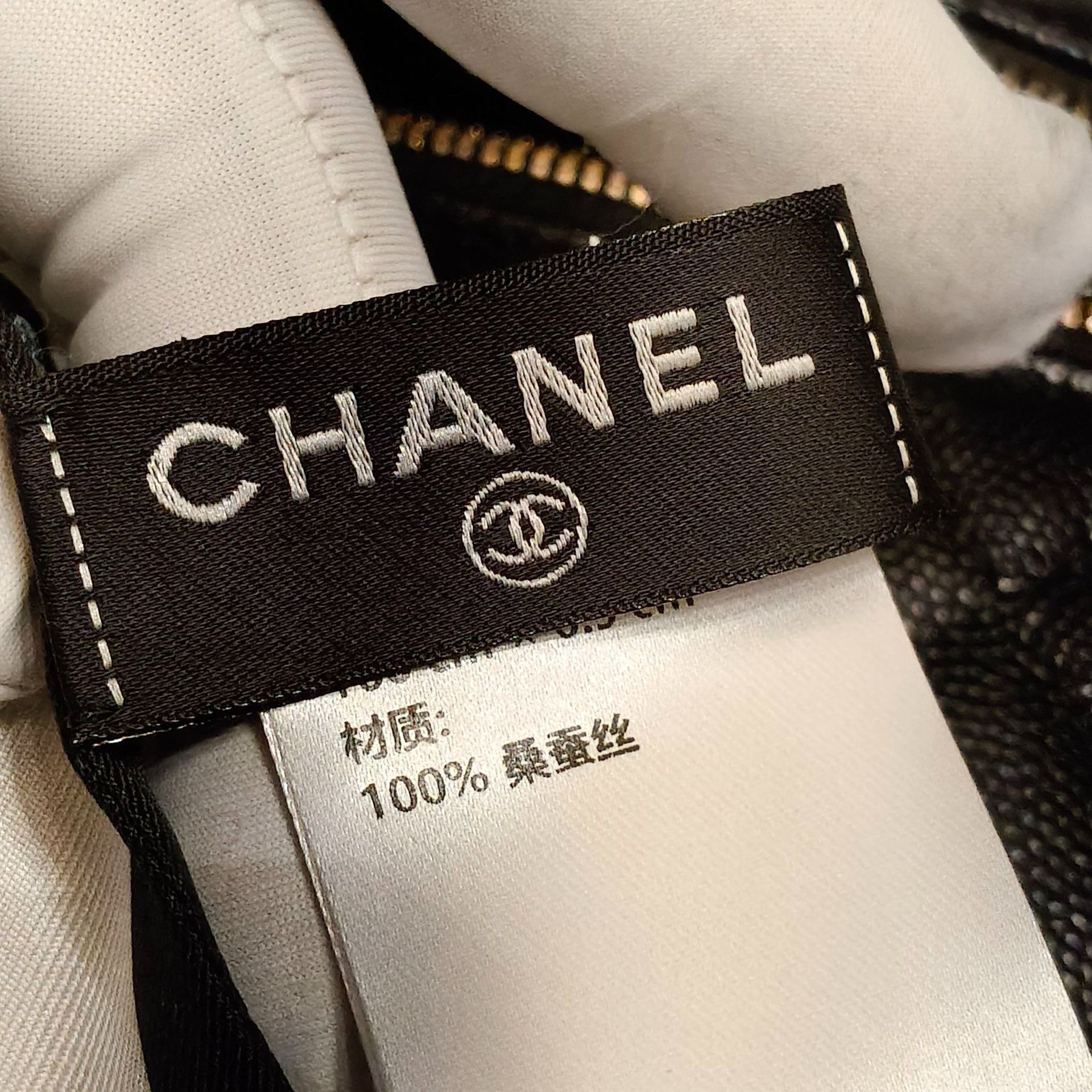Chanel Chanel Black Scarf 26 Men Size ONE SIZE - 4 Thumbnail