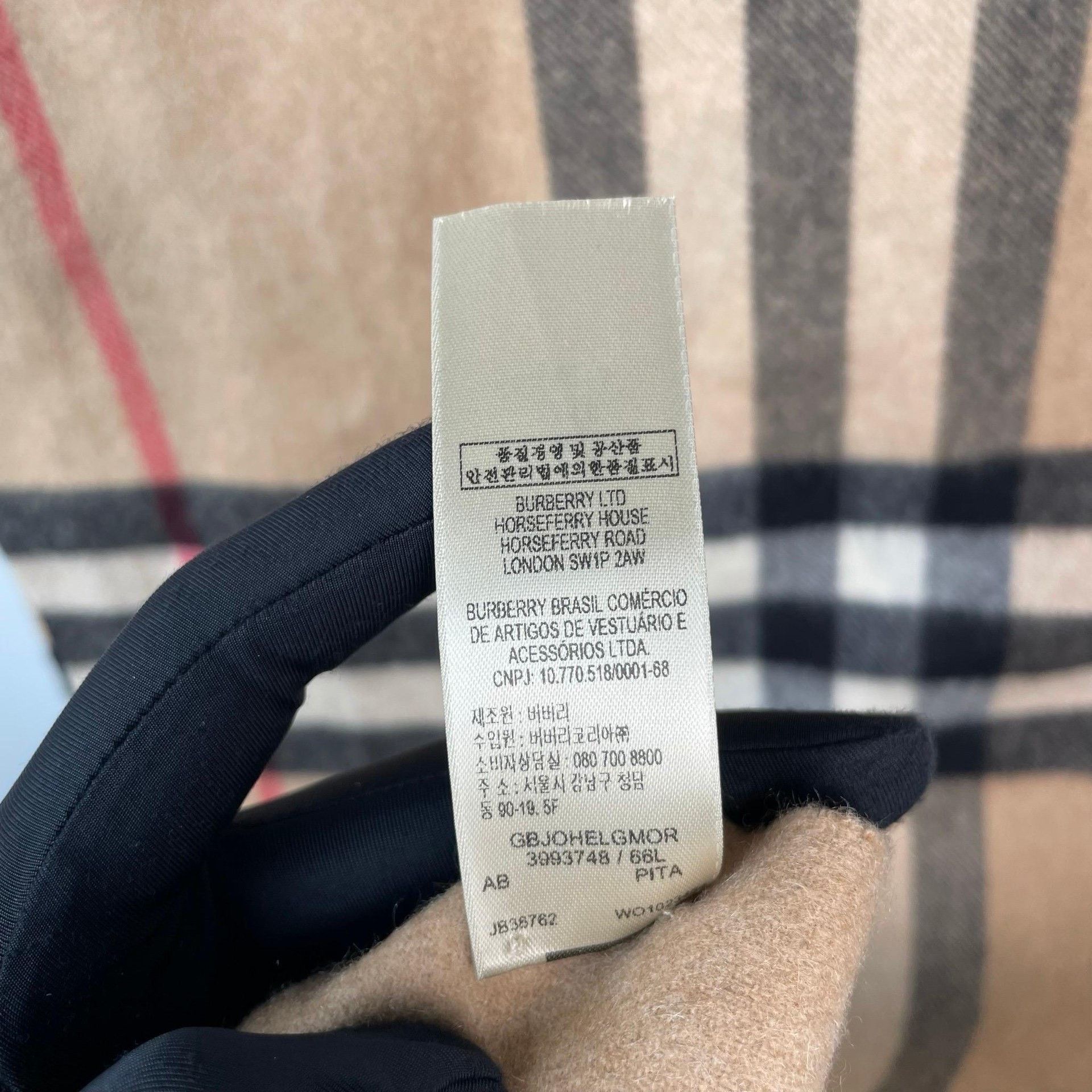 Burberry Burberry Plaid Scarf 30 Men Size ONE SIZE - 8 Thumbnail