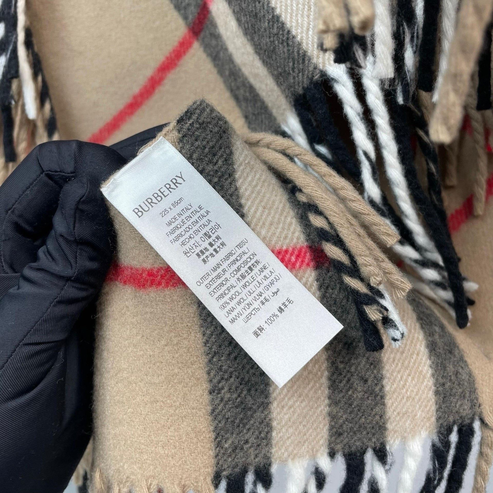 Burberry Burberry Beige Scarf XS Men Size ONE SIZE - 8 Thumbnail