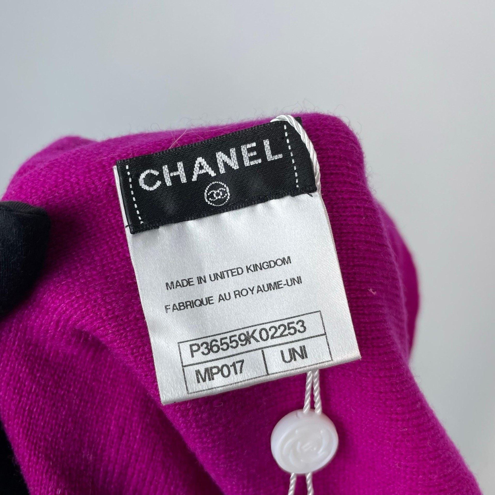 Chanel Chanel Printed Purple Scarf XS Men Size ONE SIZE - 5 Thumbnail
