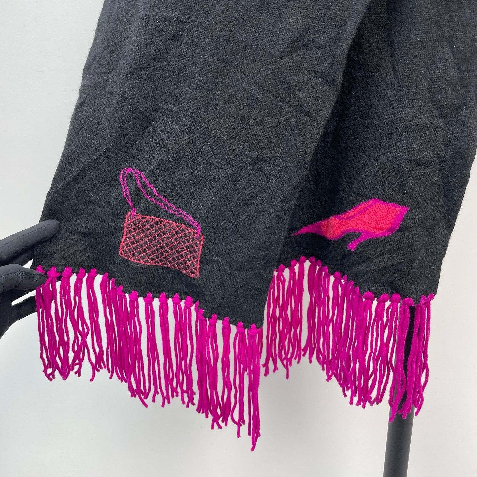 Chanel Chanel Printed Purple Scarf XS Men Size ONE SIZE - 2 Thumbnail