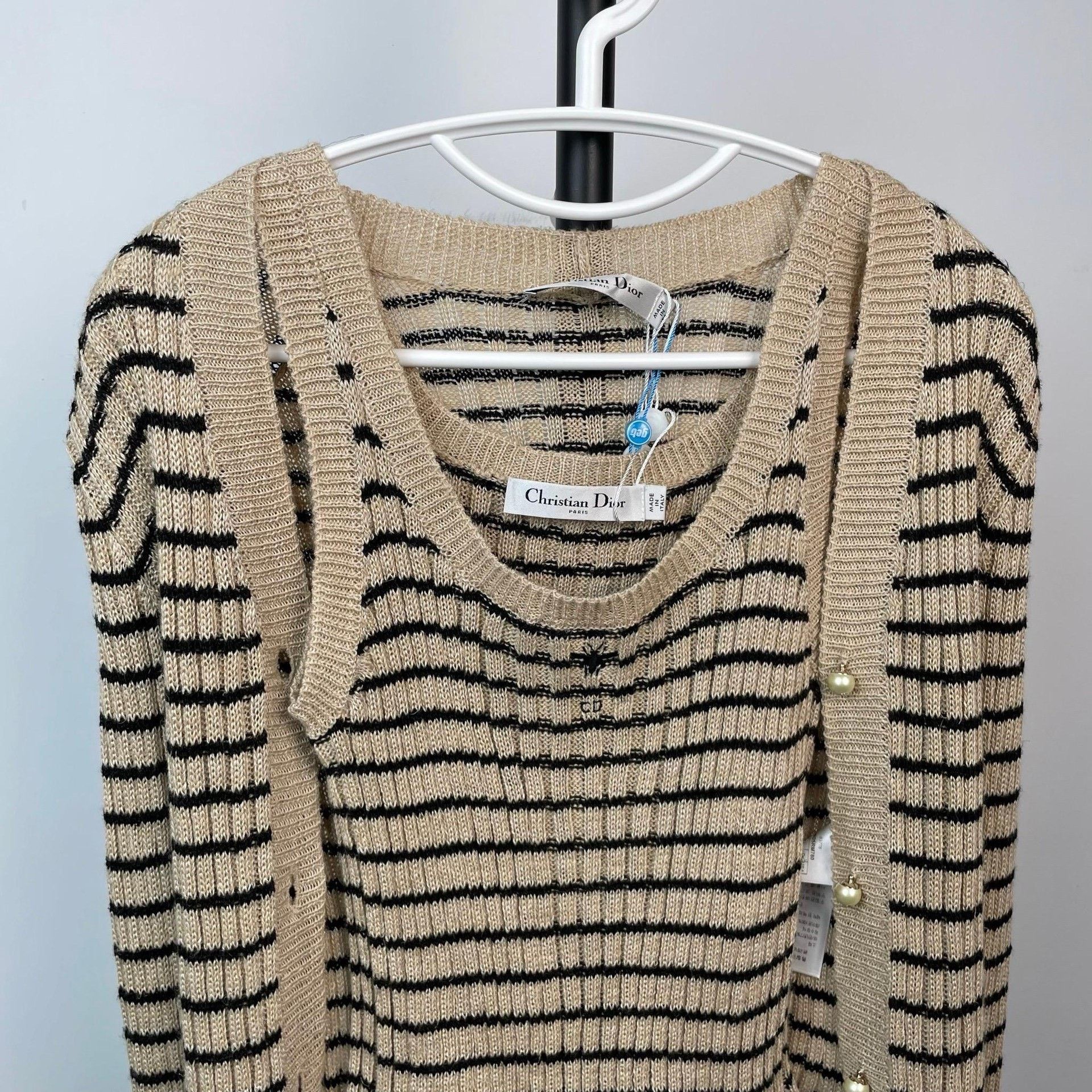 Dior Dior Embroidered Striped Sweater 24 Women Size XS / US 0-2 / IT 36-38 - 5 Thumbnail