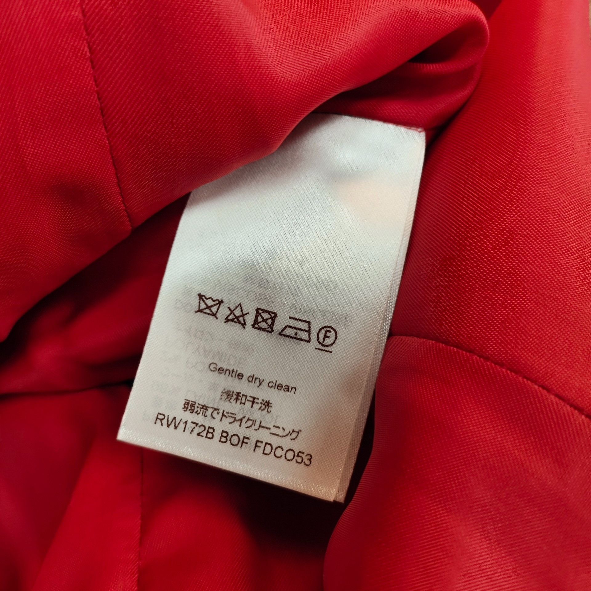 Louis Vuitton Louis Vuitton Red Coat 34 Women Size XS / US 0-2 / IT 36-38 - 6 Thumbnail