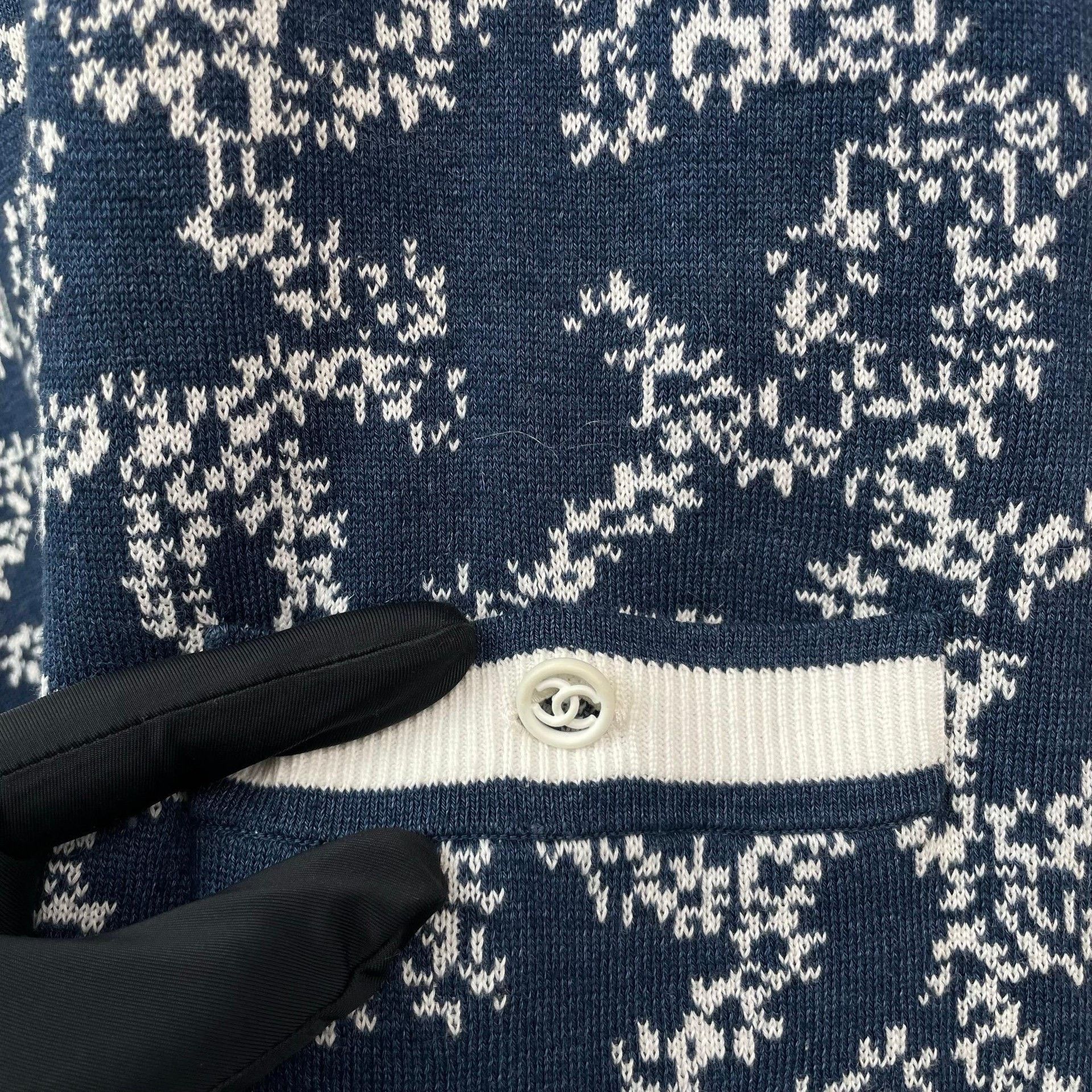 Chanel Chanel Printed Blue Dress 38 Women Size S / US 4 / IT 40 - 5 Thumbnail