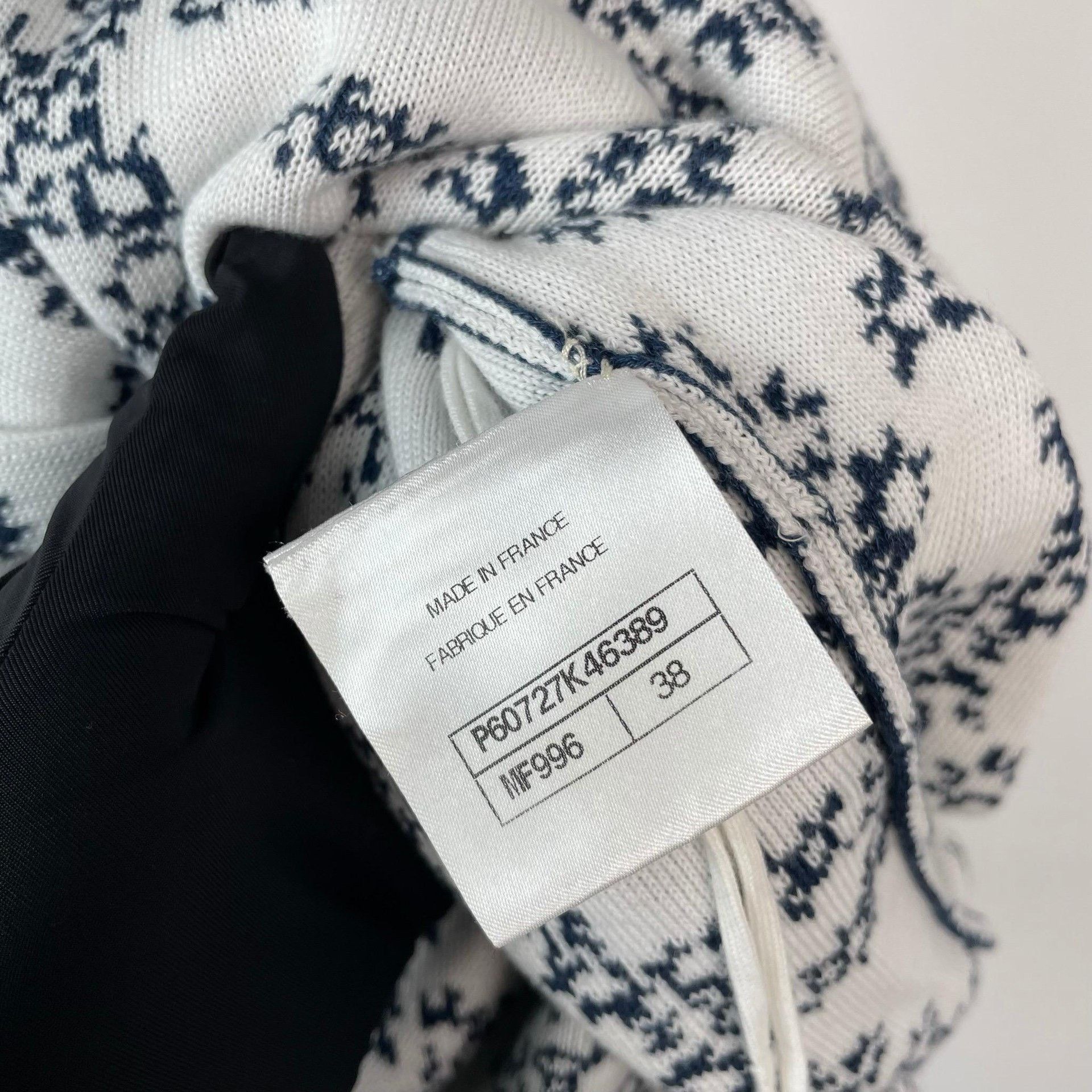 Chanel Chanel Printed Blue Dress 38 Women Size S / US 4 / IT 40 - 8 Thumbnail