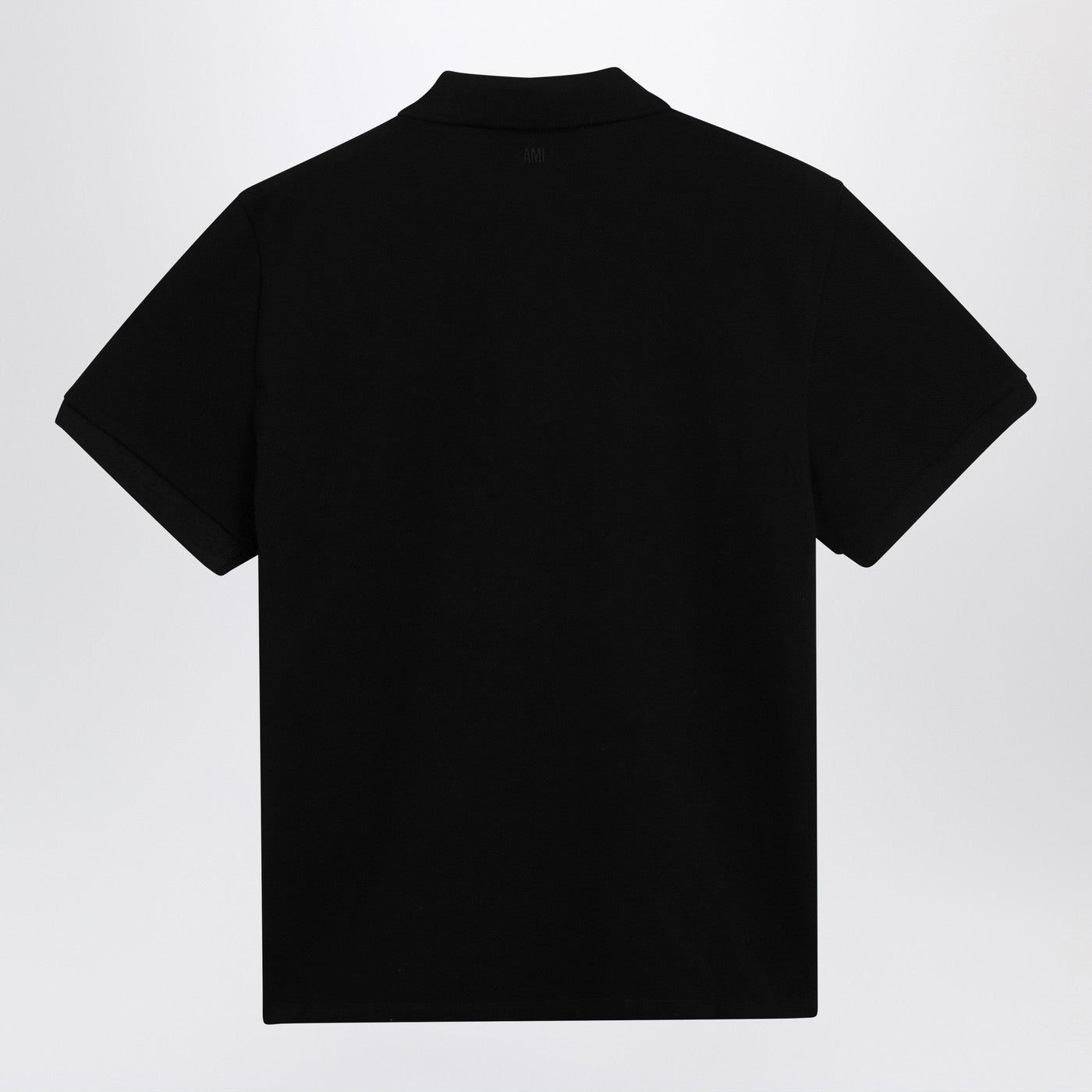 AMI Ami Paris Black Ami De Coeur Polo Size US M / EU 48-50 / 2 - 2 Thumbnail