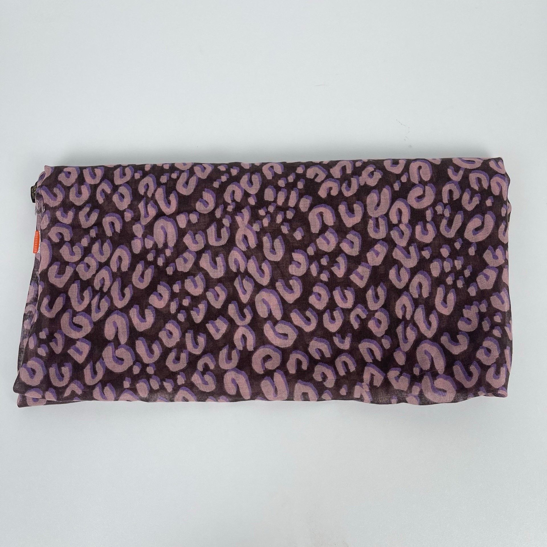 Louis Vuitton Louis Vuitton Purple Scarf 37 Men Size ONE SIZE - 2 Thumbnail