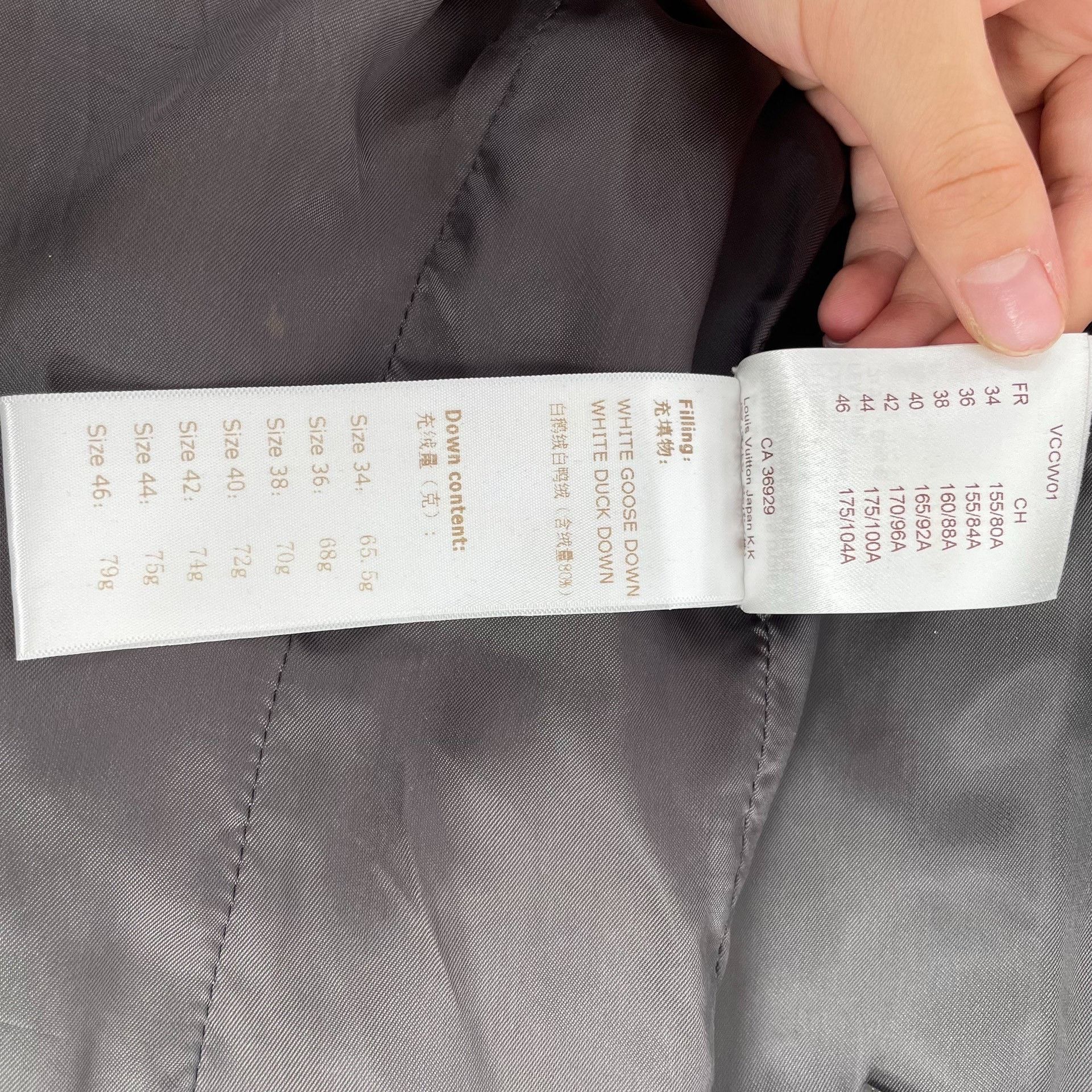 Louis Vuitton Louis Vuitton Gray Jacket 36 Women Size S / US 4 / IT 40 - 6 Thumbnail