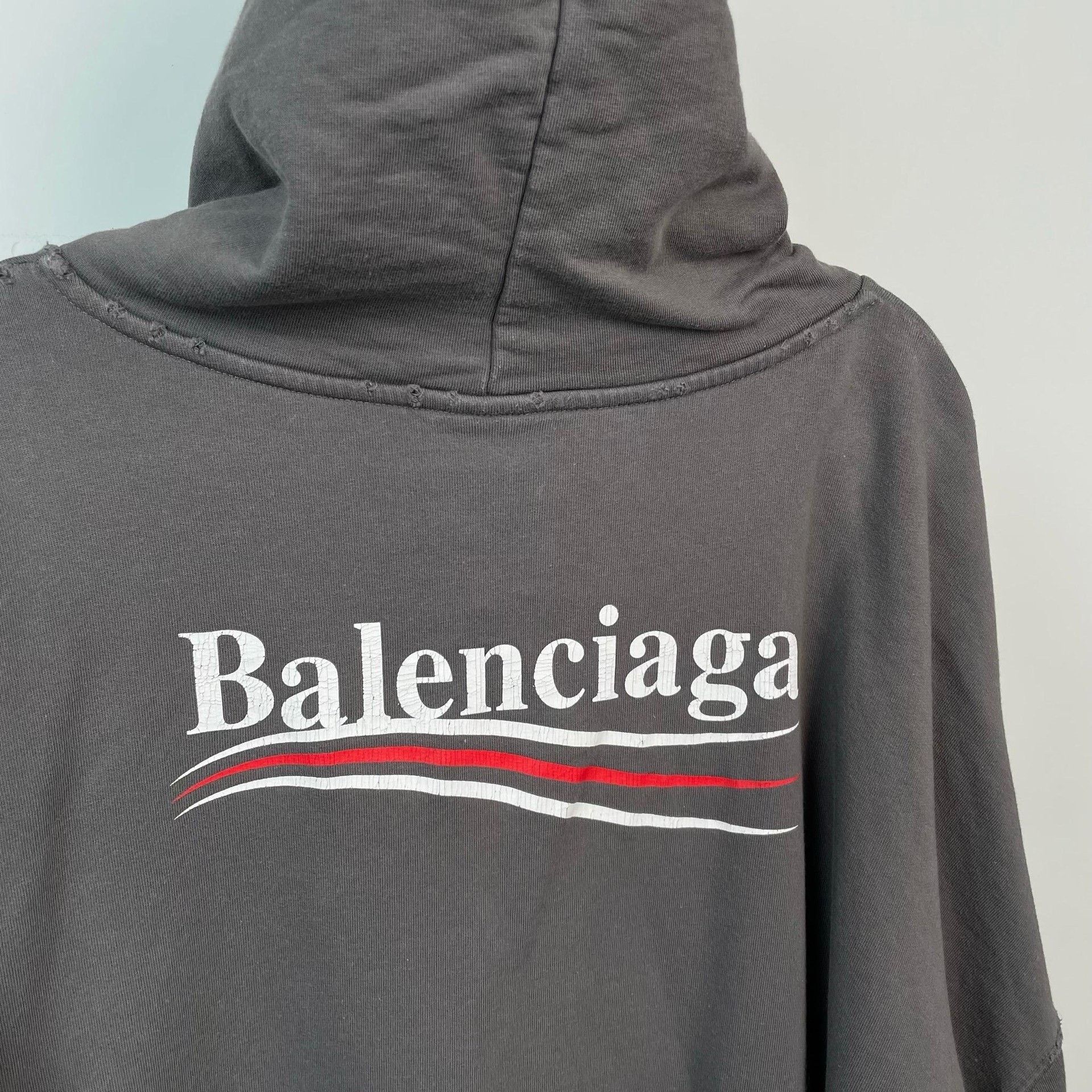 Balenciaga Balenciaga Gray Hoodie XL Men Size US XL / EU 56 / 4 - 3 Thumbnail