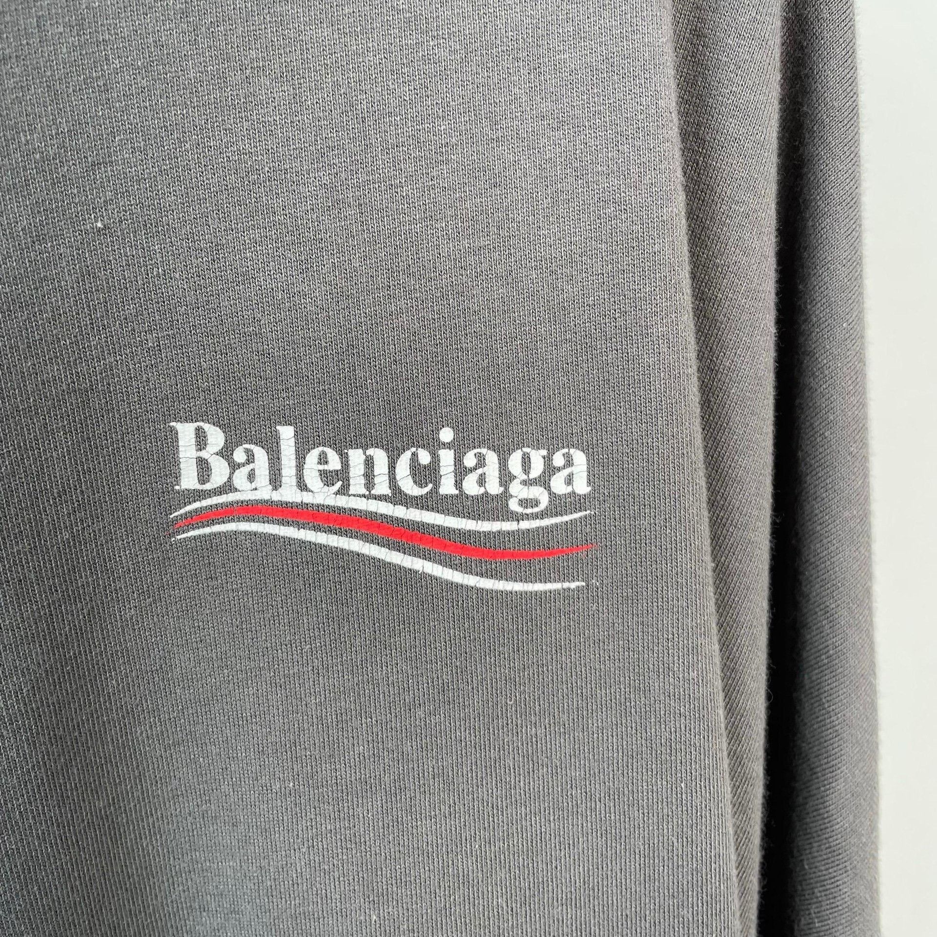 Balenciaga Balenciaga Gray Hoodie XL Men Size US XL / EU 56 / 4 - 8 Thumbnail