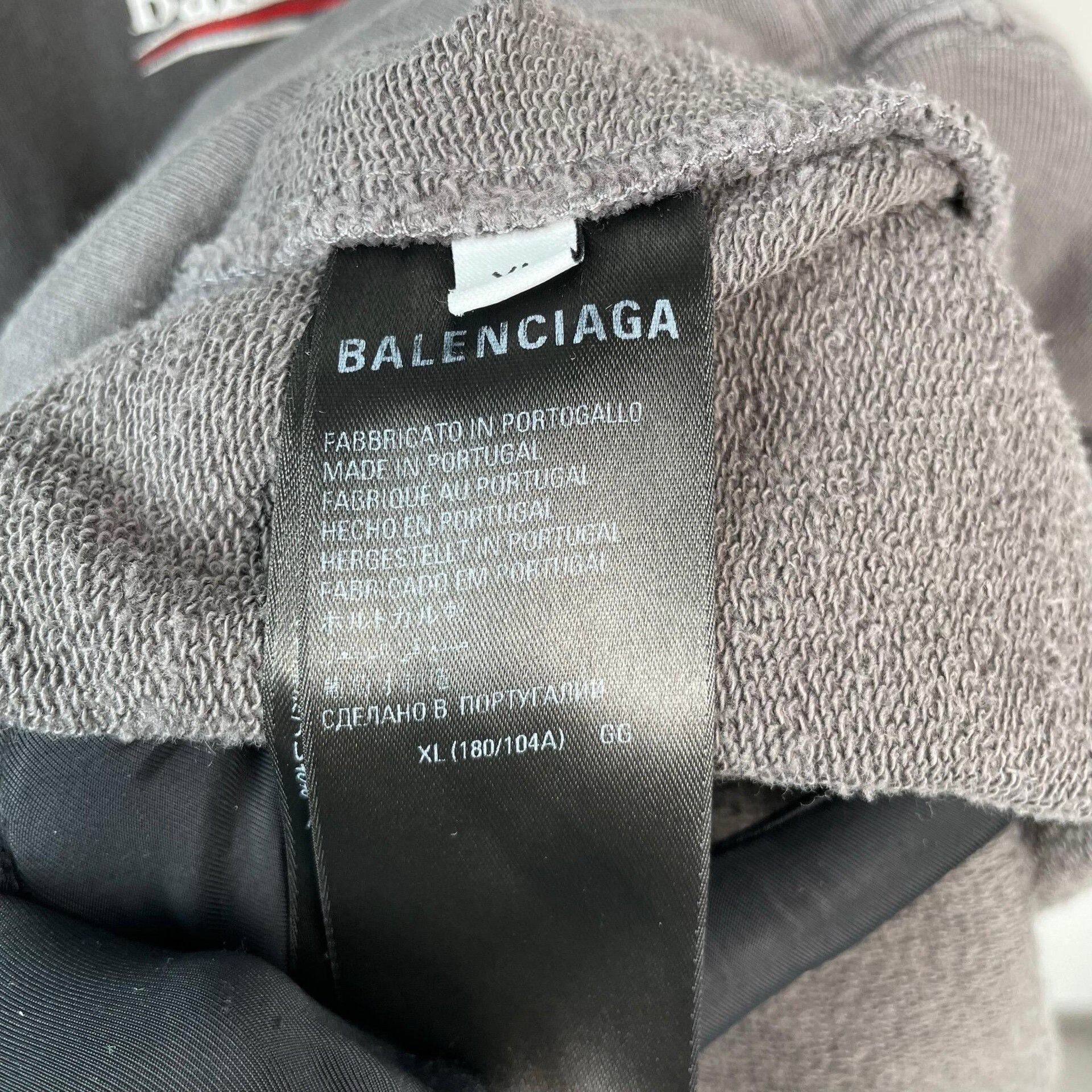 Balenciaga Balenciaga Gray Hoodie XL Men Size US XL / EU 56 / 4 - 7 Thumbnail