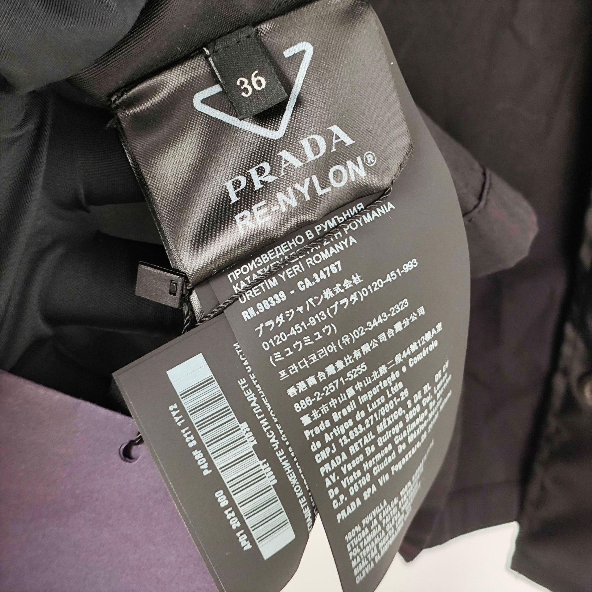 Prada Prada Nylon Black Shirt 36 Men Size US S / EU 44-46 / 1 - 5 Thumbnail