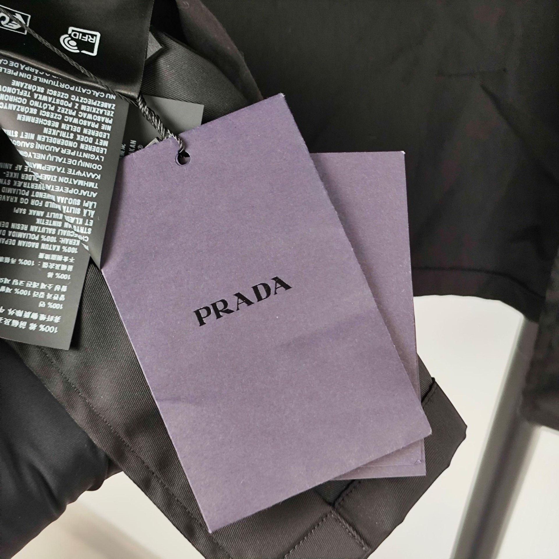 Prada Prada Nylon Black Shirt 36 Men Size US S / EU 44-46 / 1 - 2 Thumbnail