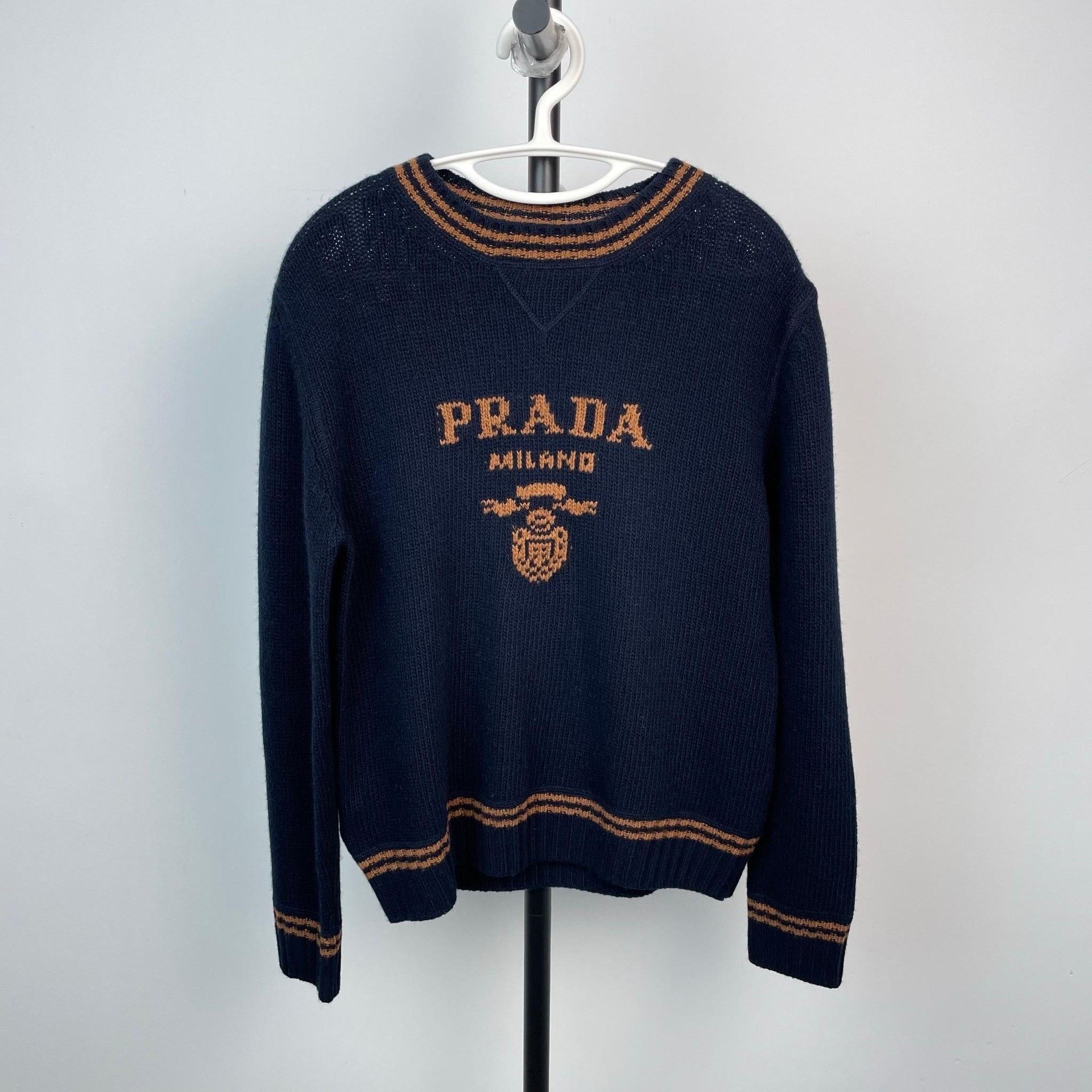 Prada Prada Retro Blue Sweater 36 Women Size S / US 4 / IT 40 - 5 Thumbnail