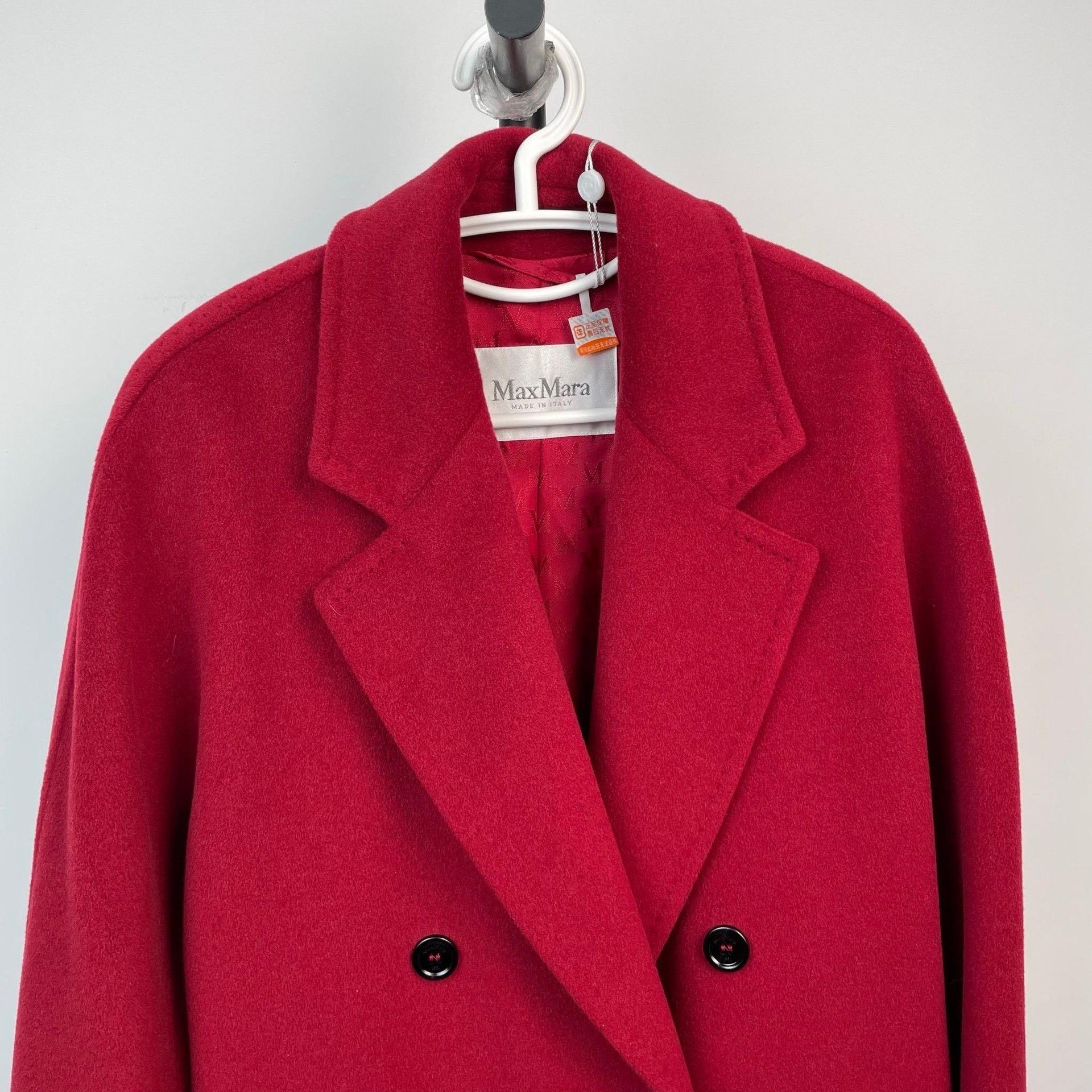 Max Mara Max Mara Limited Red Coat 32 Women Size XS / US 0-2 / IT 36-38 - 3 Thumbnail